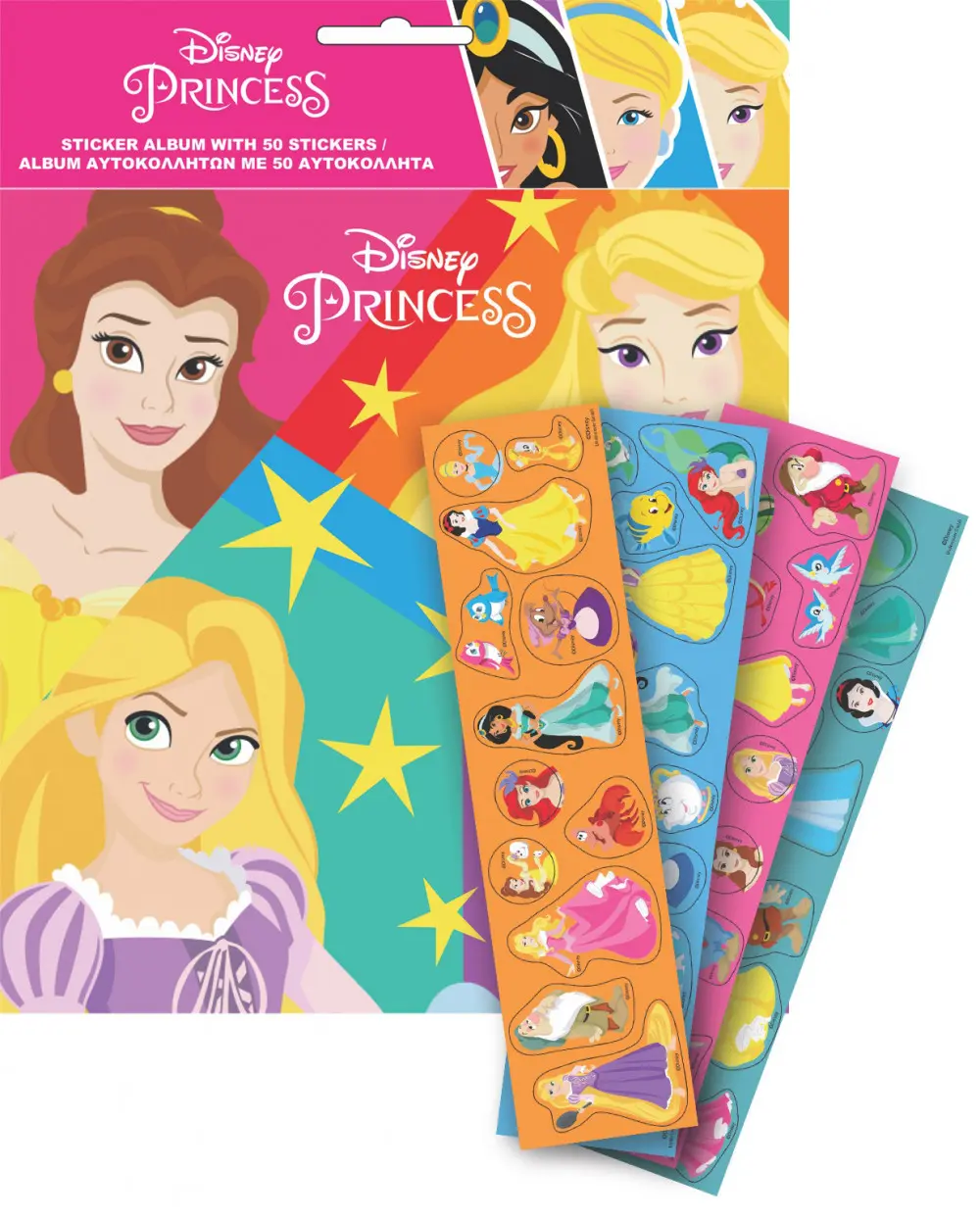 Disney Princess album na nálepky s 50 nálepkami produktová fotografia
