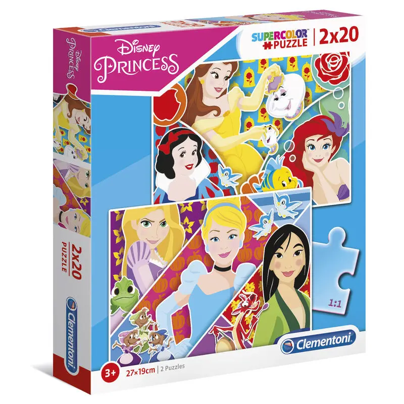 Disney Princess Maxi puzzle 2 x 20 dielikov produktová fotografia