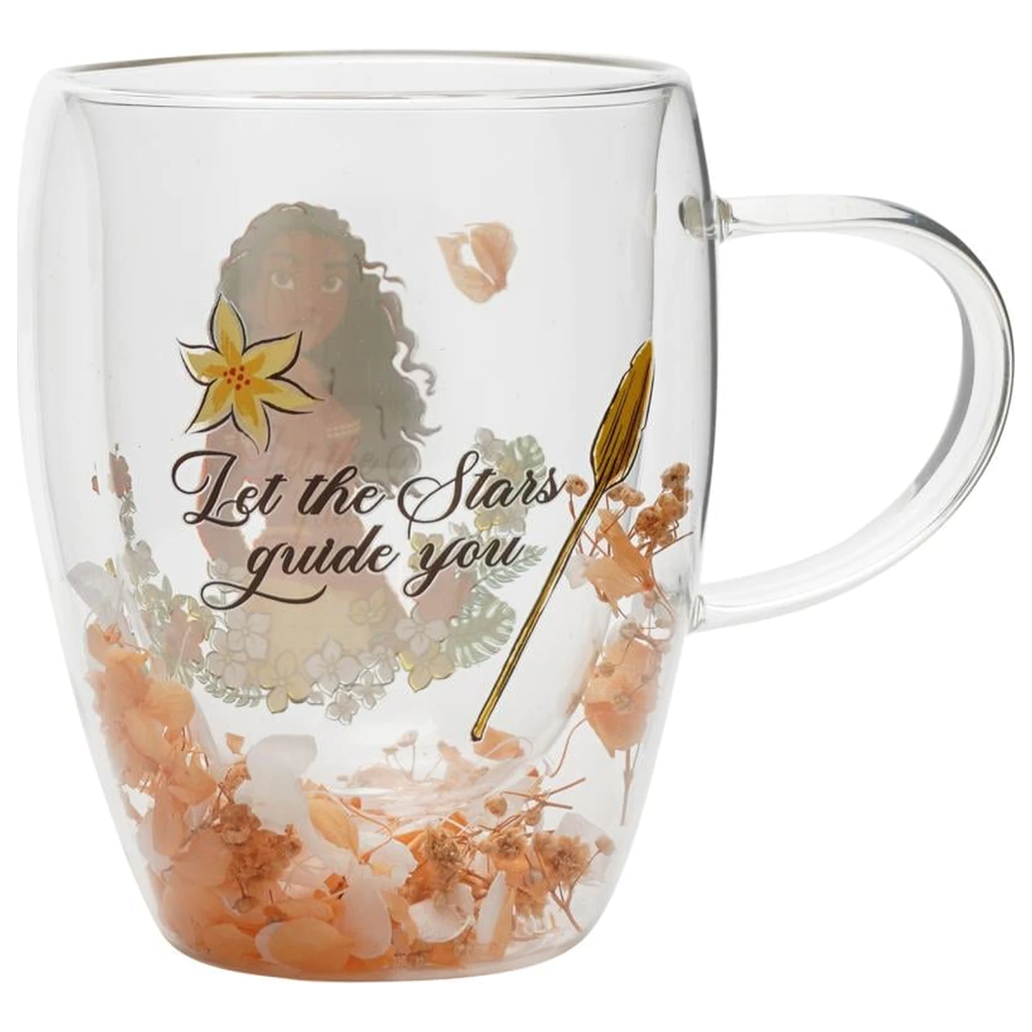 Disney Princess Moana pohár so sušenými kvetmi 300 ml produktová fotografia