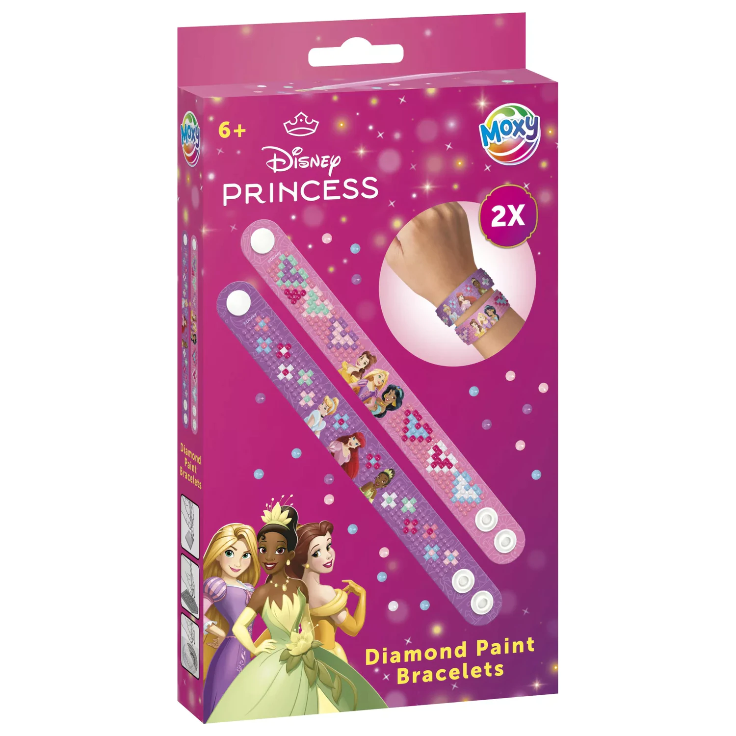 Disney Princess Moxy Diamond Dot súprava 2 náramkov produktová fotografia