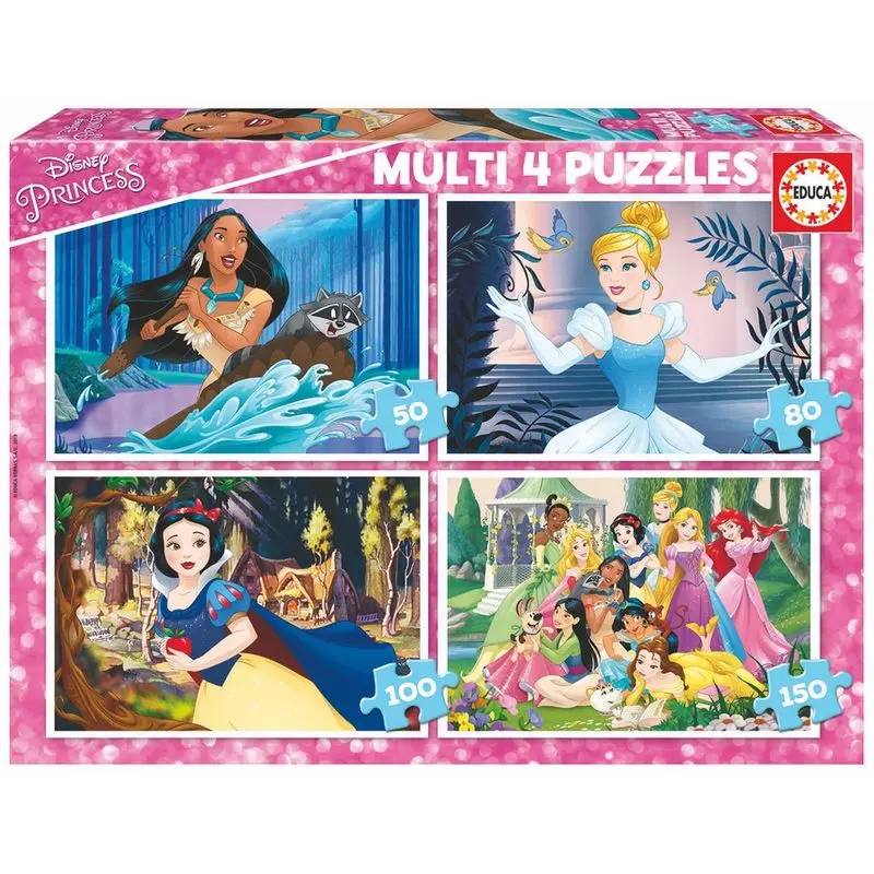 Disney Princess Multi puzzle 50-80-100-150 dielikov produktová fotografia