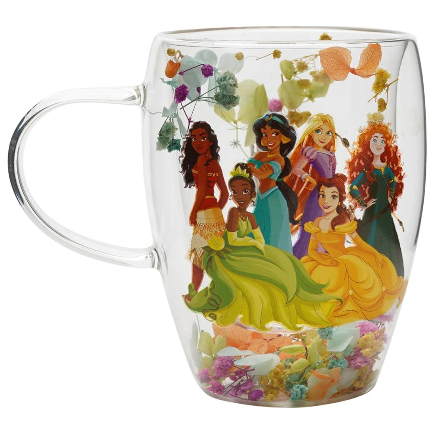 Disney Princess Princess sklo so sušenými kvetmi 300 ml produktová fotografia