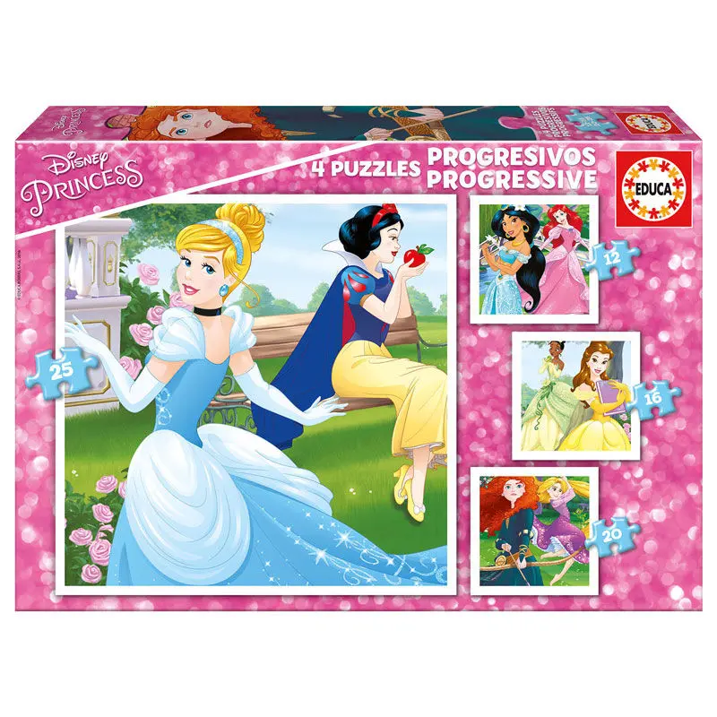 Disney Princess puzzle 12-16-20-25 dielikov produktová fotografia