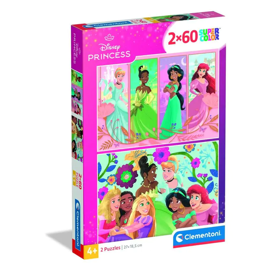 Disney Princess puzzle 2x60ks produktová fotografia