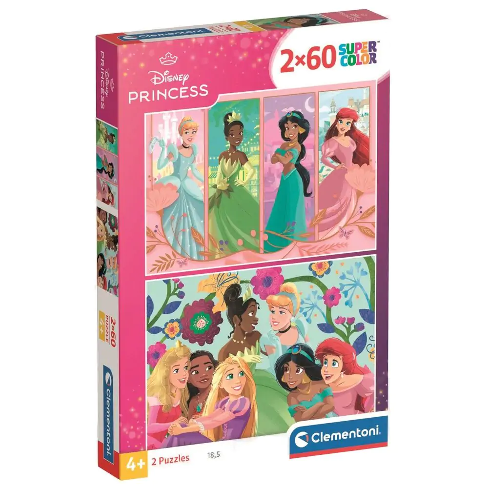 Disney Princess puzzle 2x60ks produktová fotografia
