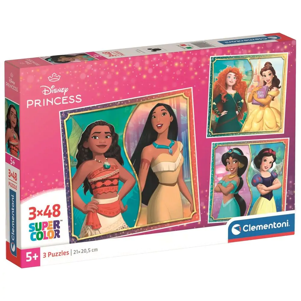 Disney Princess puzzle 3 x 48 dielikov produktová fotografia