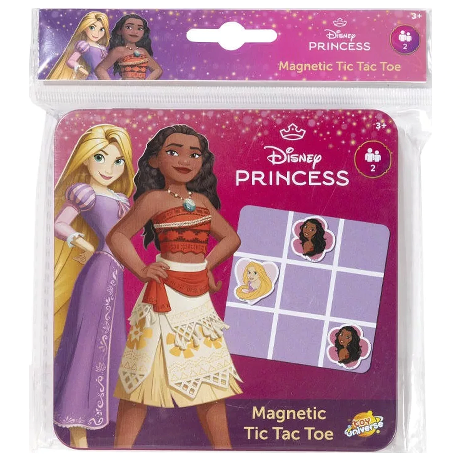 Disney Princess Kráľovské magnetické Tic-Tac-Toe v kovovej škatuľke produktová fotografia