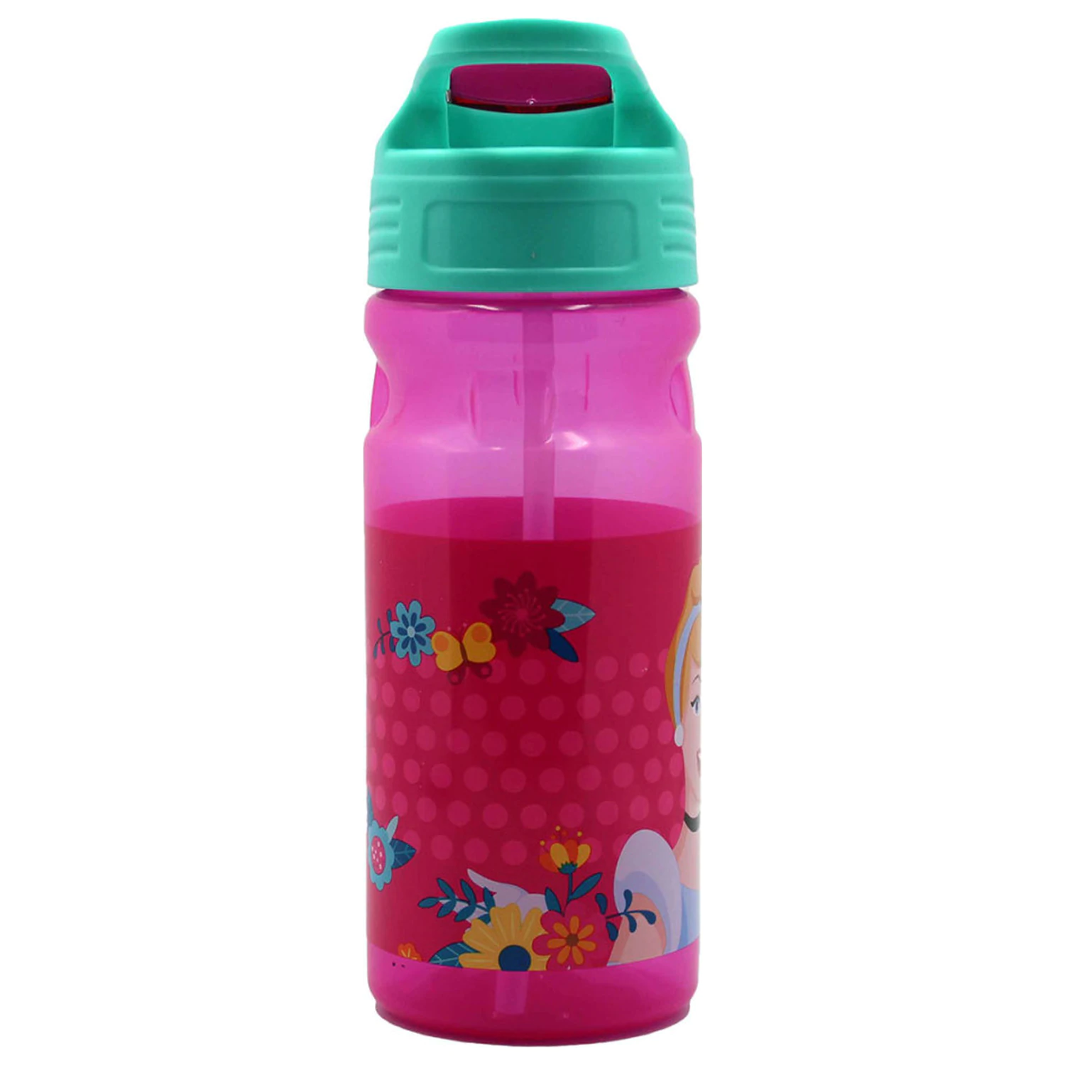 Disney Princesses Spring plastová fľaša na vodu so slamkou 500 ml produktová fotografia