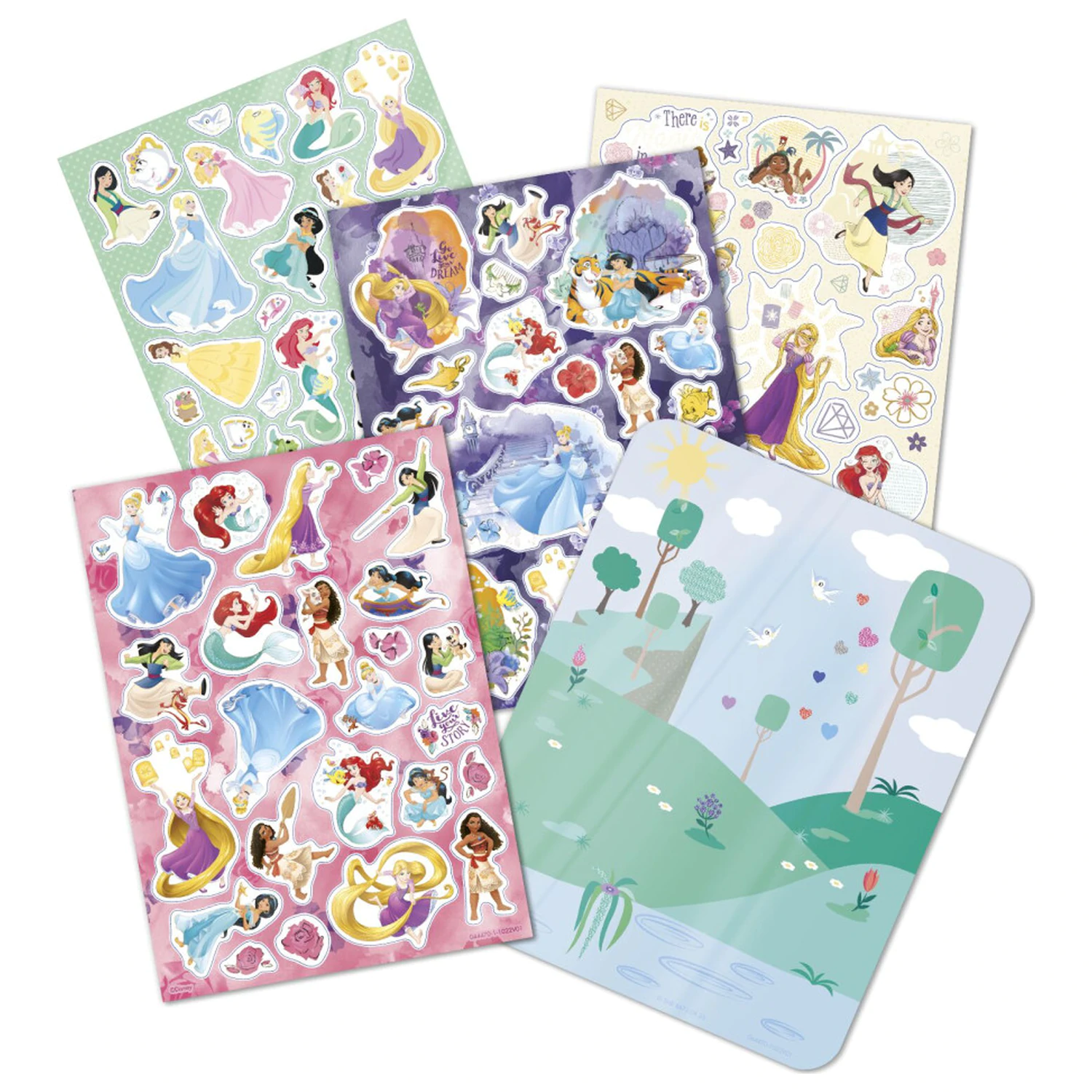 Disney Princess Story sada nálepiek na okno produktová fotografia