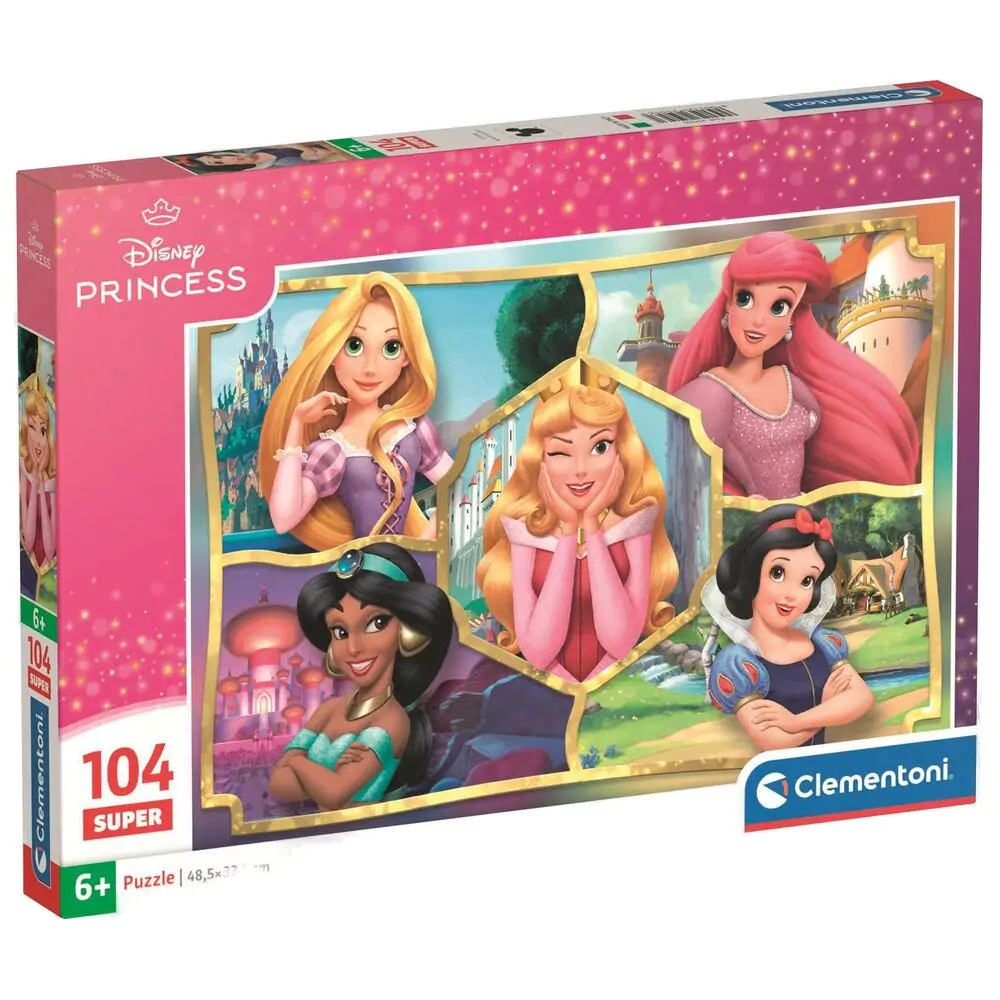 Disney Princess super puzzle 104 dielikov produktová fotografia