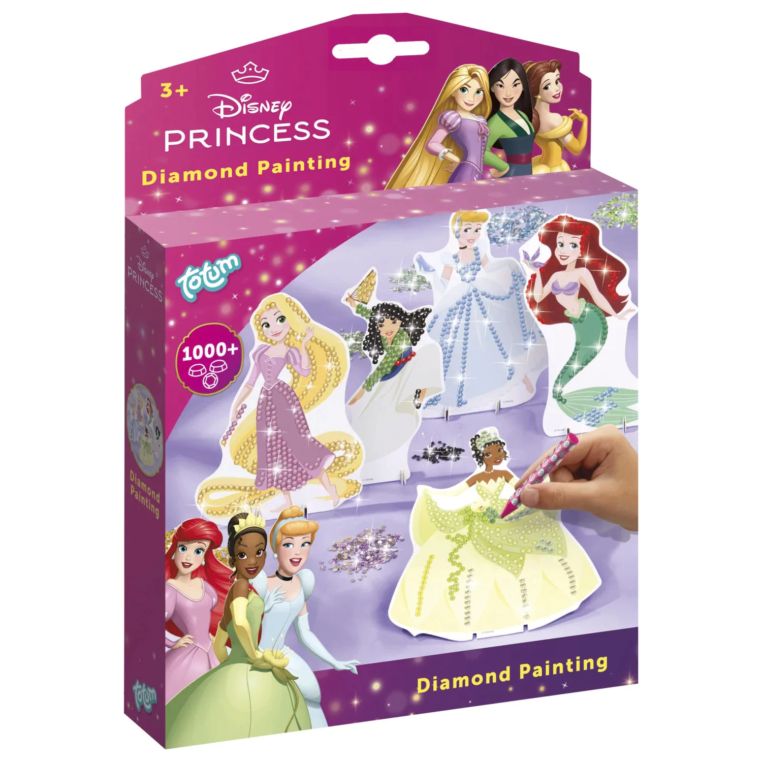 Disney Princess Totum Diamond Painting súprava, 5-dielna produktová fotografia