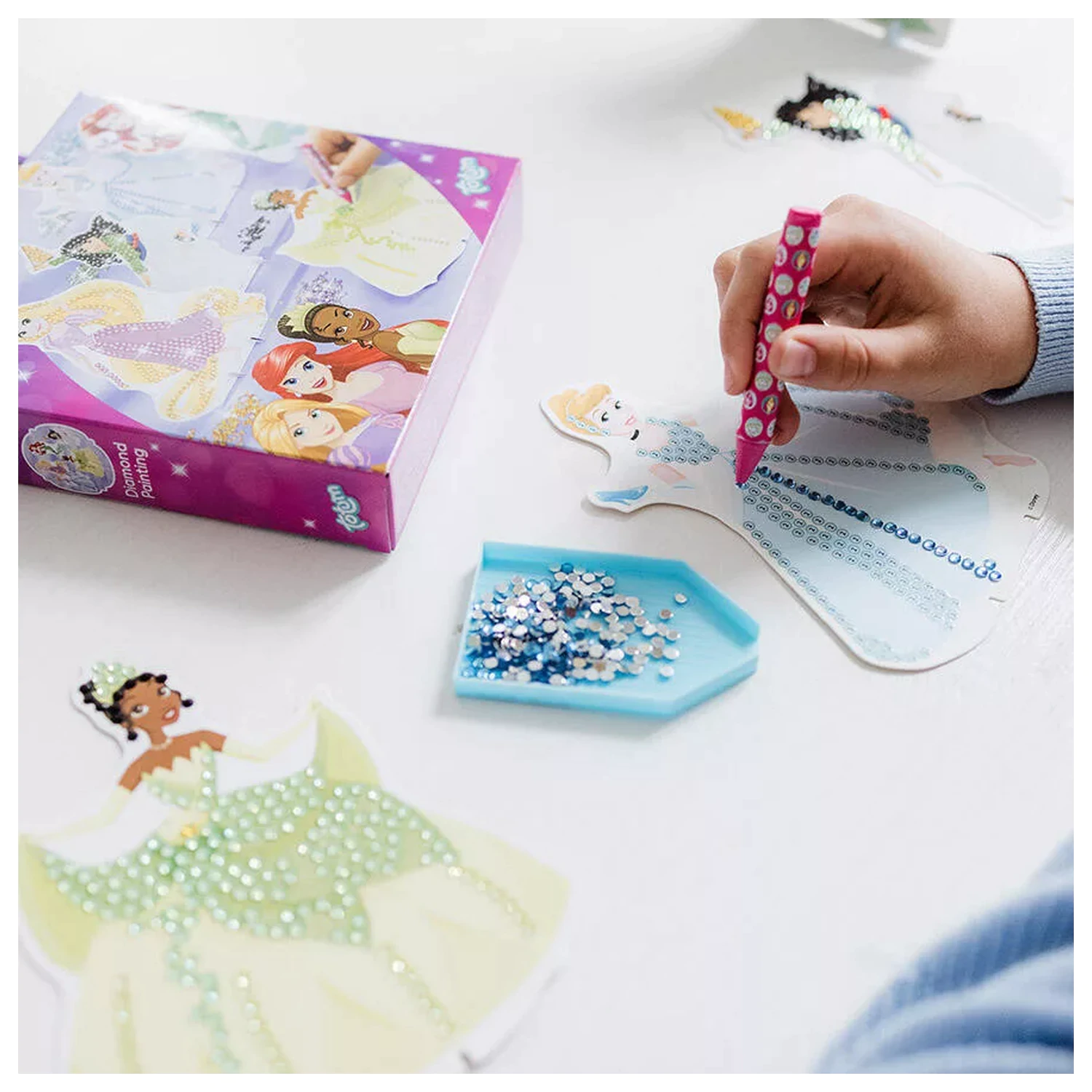 Disney Princess Totum Diamond Painting súprava, 5-dielna produktová fotografia