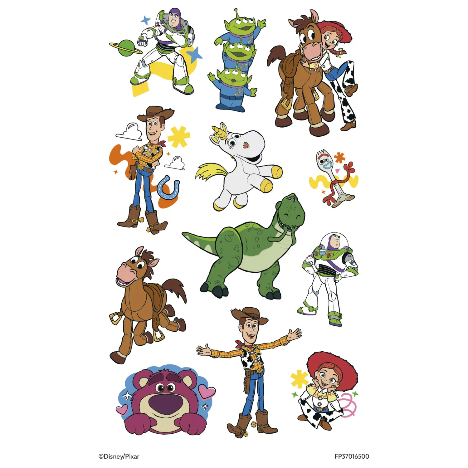 Disney Toy Story Dobrodružné tetovania 12 ks produktová fotografia