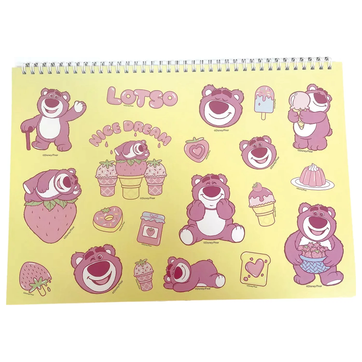 Disney Toy Story Lotso A4 špirálový skicár, 40 listov s nálepkami produktová fotografia