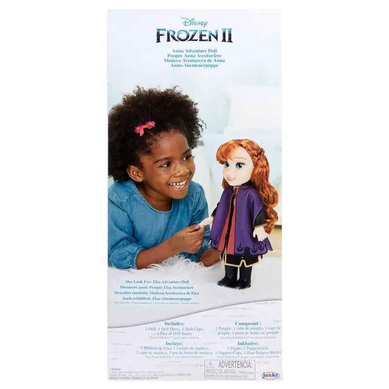 Disney Frozen 2 Anna Adventure bábika 38 cm produktová fotografia