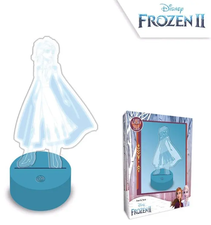 Disney Frozen 2D LED lampa produktová fotografia