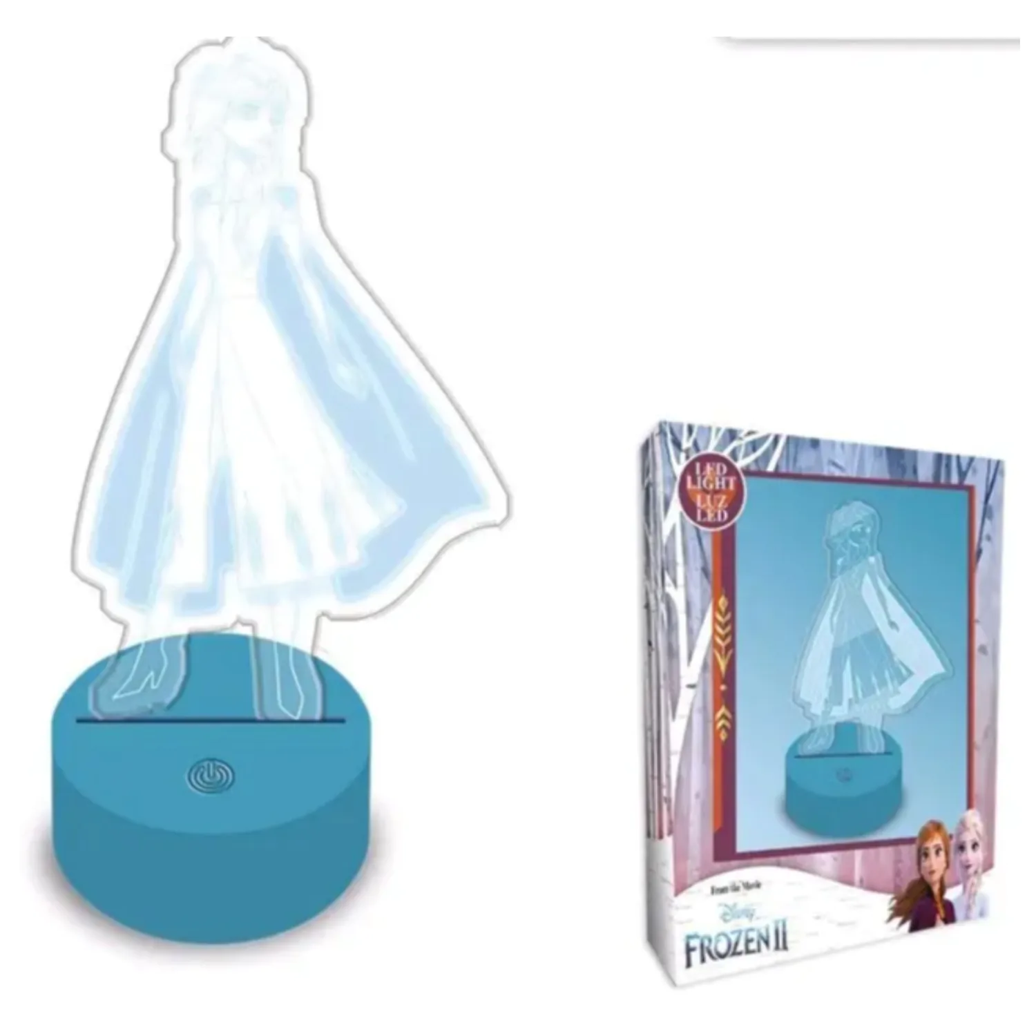 Disney Frozen 2D LED lampa produktová fotografia