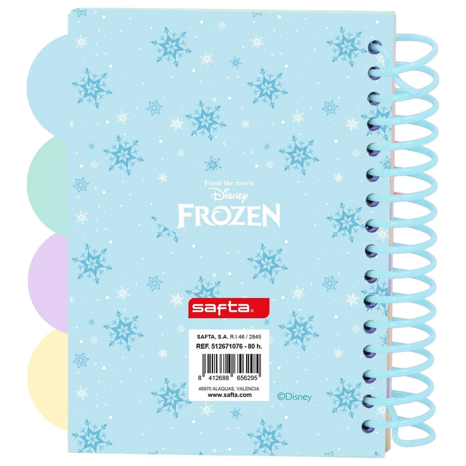 Disney Frozen A6 zápisník produktová fotografia
