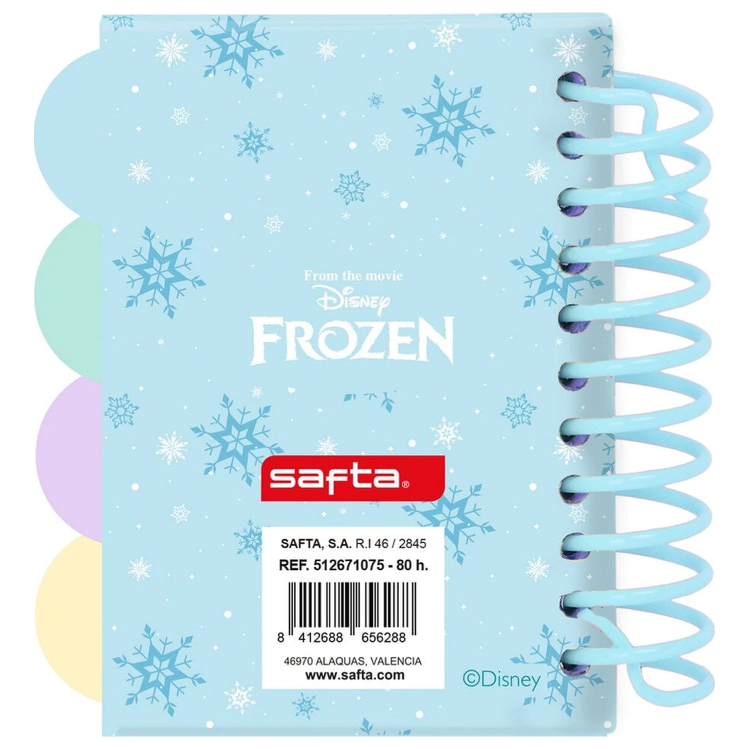 Disney Frozen A7 poznámkový blok produktová fotografia
