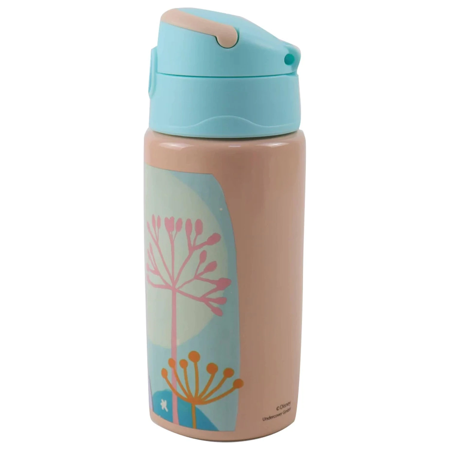 Disney Frozen Adventure fľaša na vodu z hliníka so slamkou a háčikom 500 ml produktová fotografia