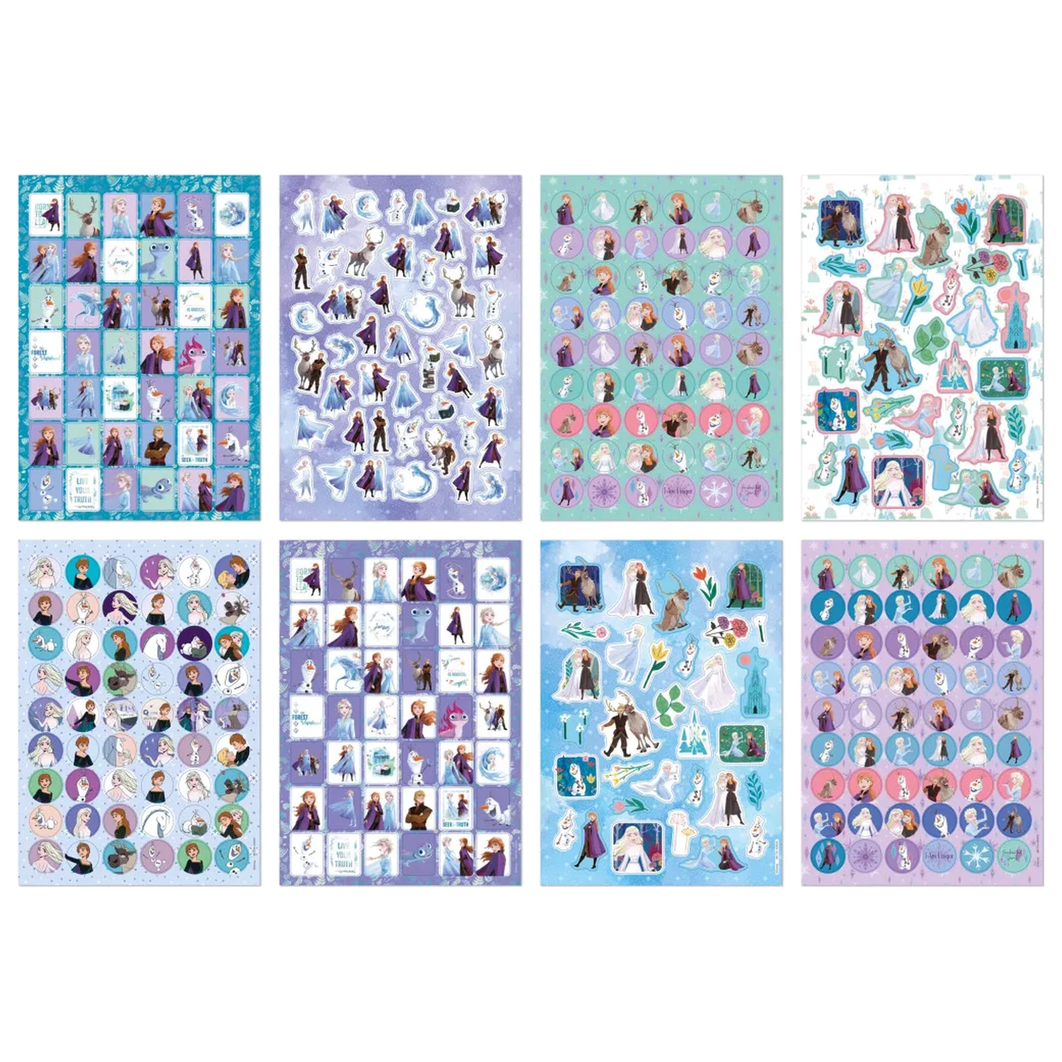 Disney Frozen Adventure Album s trblietavými nálepkami 8 listov produktová fotografia