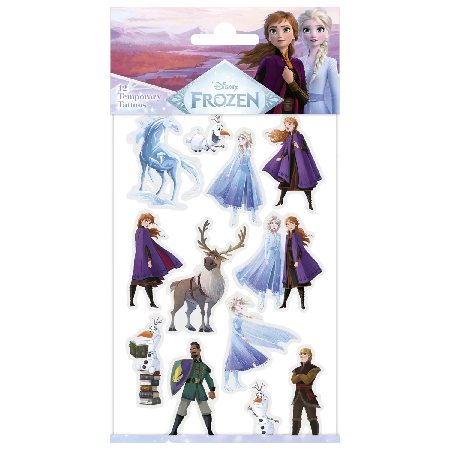 Disney Frozen Adventure Tetovanie 12-kusové produktová fotografia