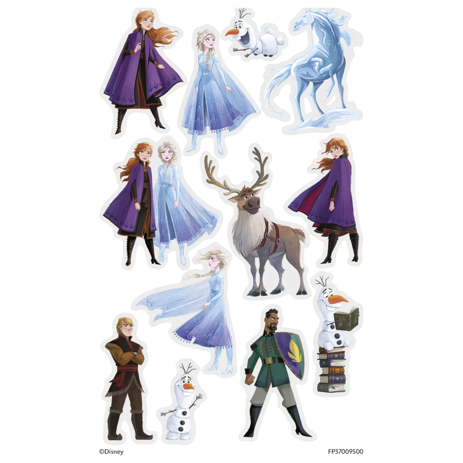 Disney Frozen Adventure Tetovanie 12-kusové produktová fotografia