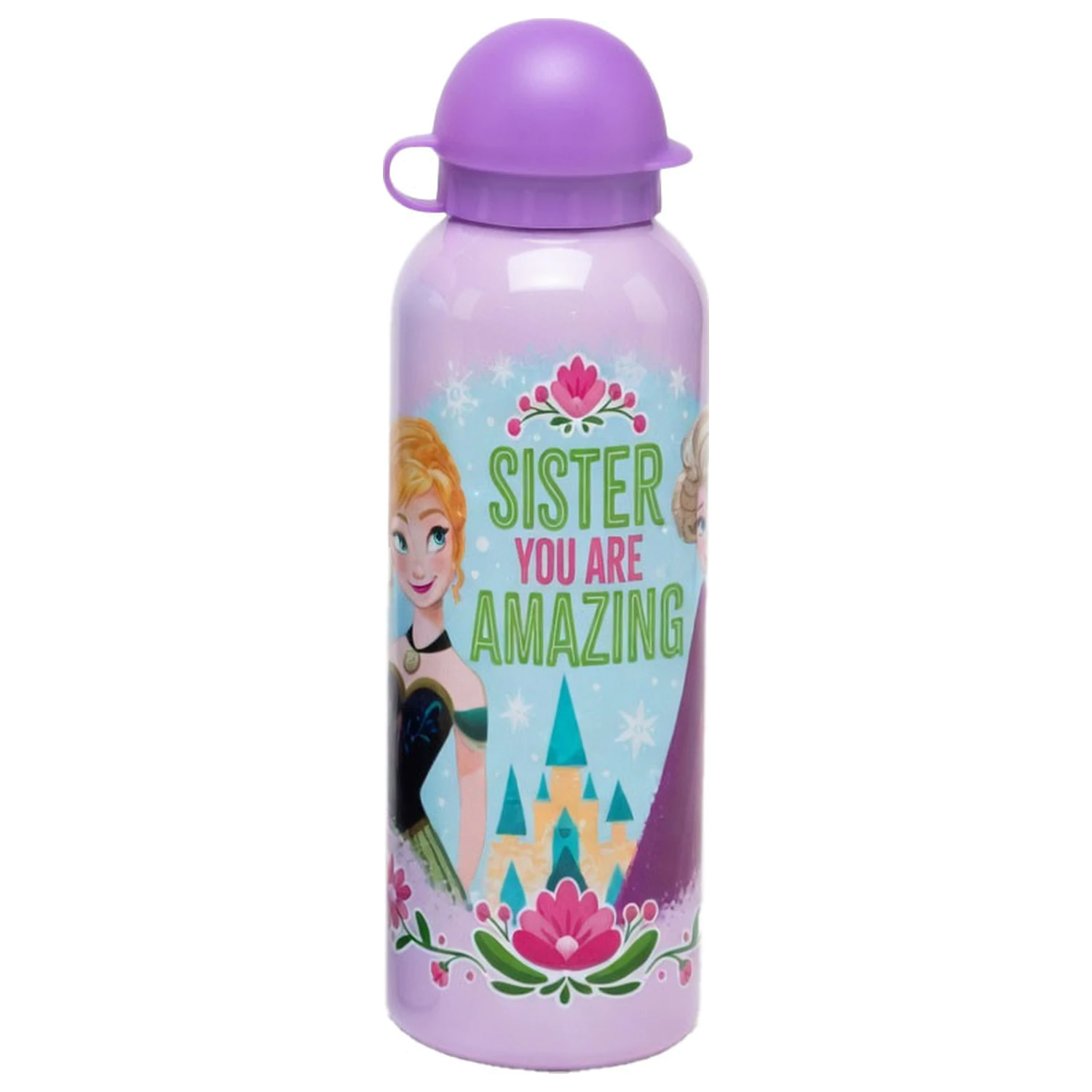 Disney Frozen Amazing Sister hliníková fľaša na vodu 500 ml produktová fotografia