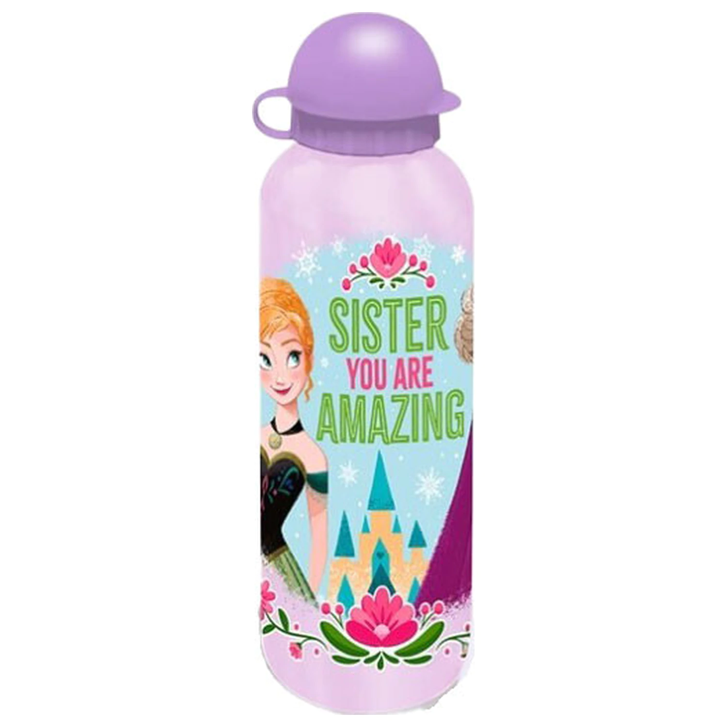 Disney Frozen Amazing Sister hliníková fľaša na vodu 500 ml produktová fotografia