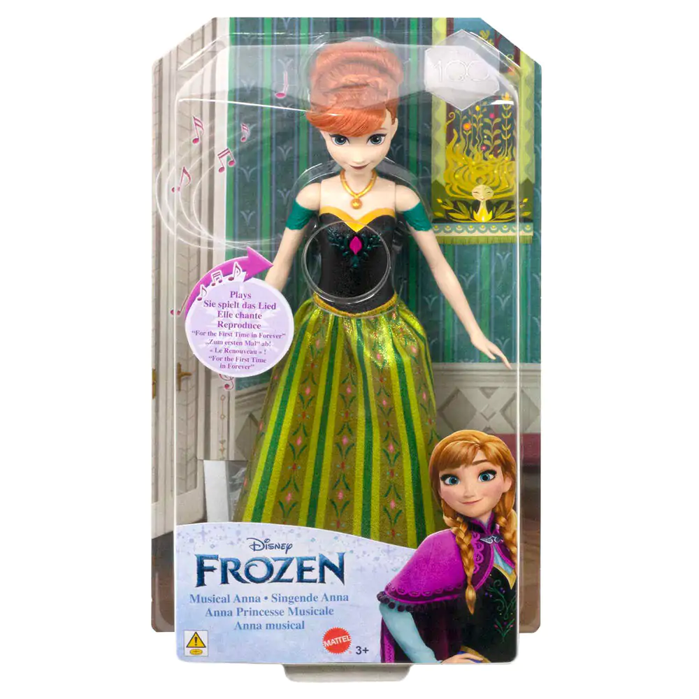 Disney Frozen Hudobná bábika Anna produktová fotografia