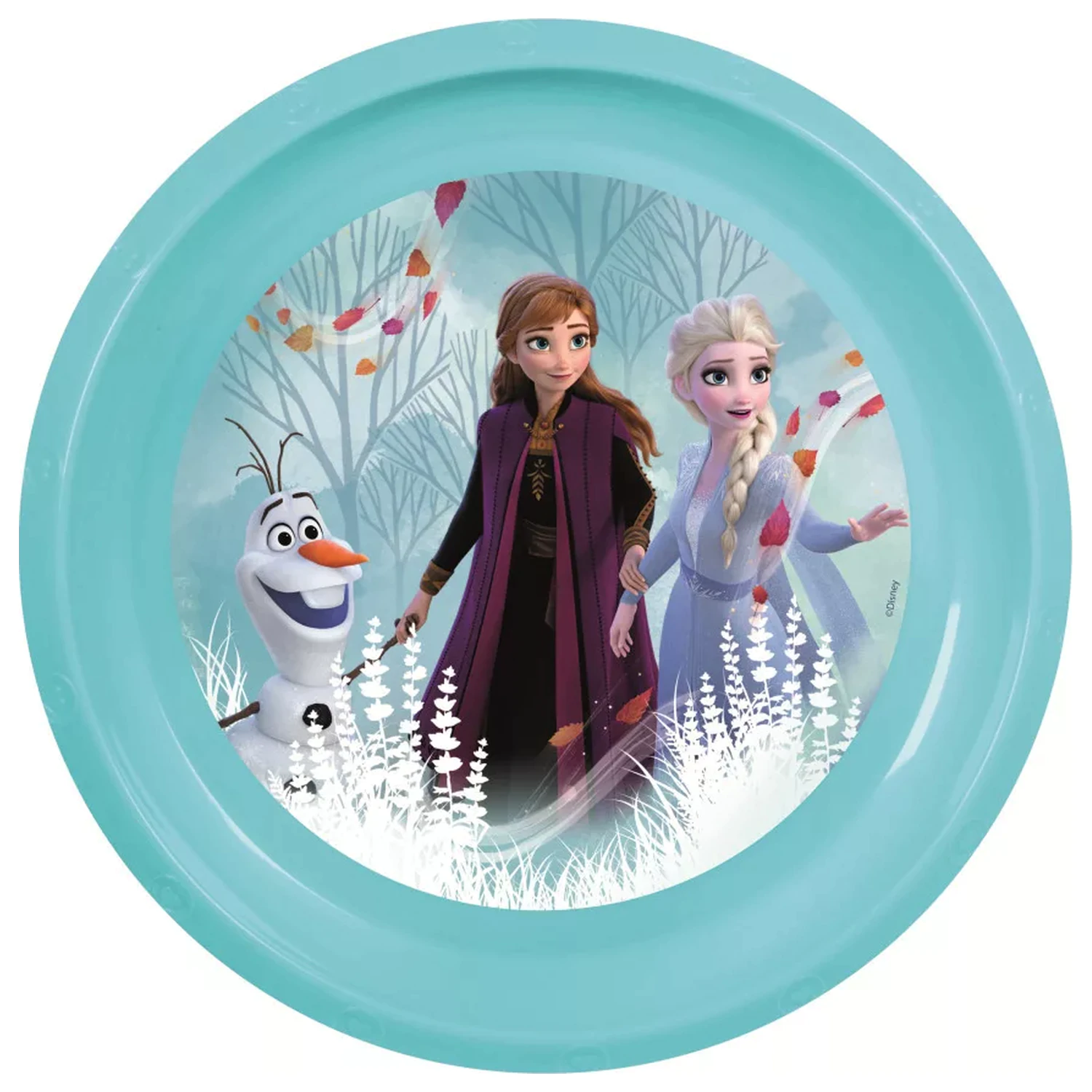 Disney Frozen Blue Forest plastový plochý tanier produktová fotografia