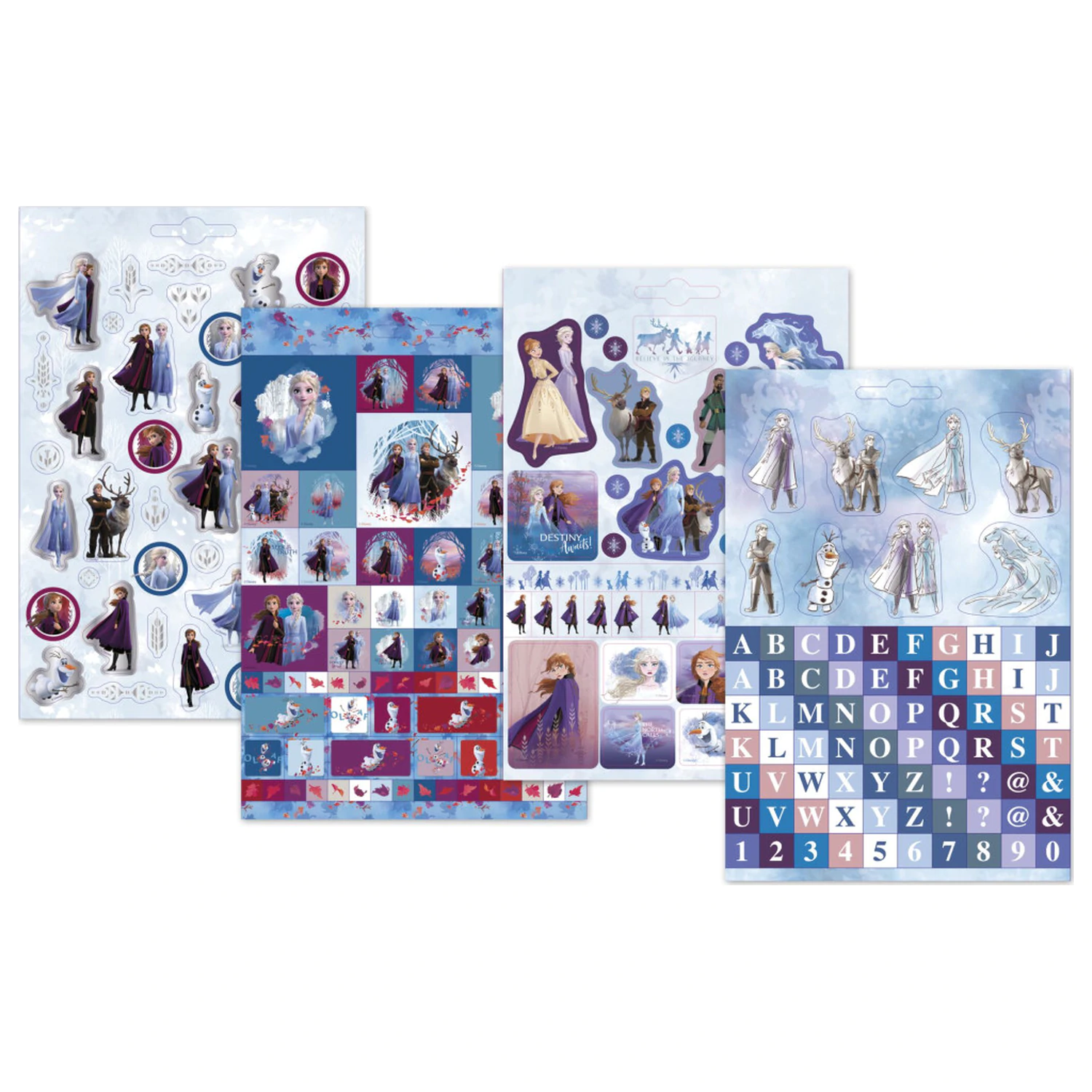 Disney Frozen Destiny sada nálepiek produktová fotografia