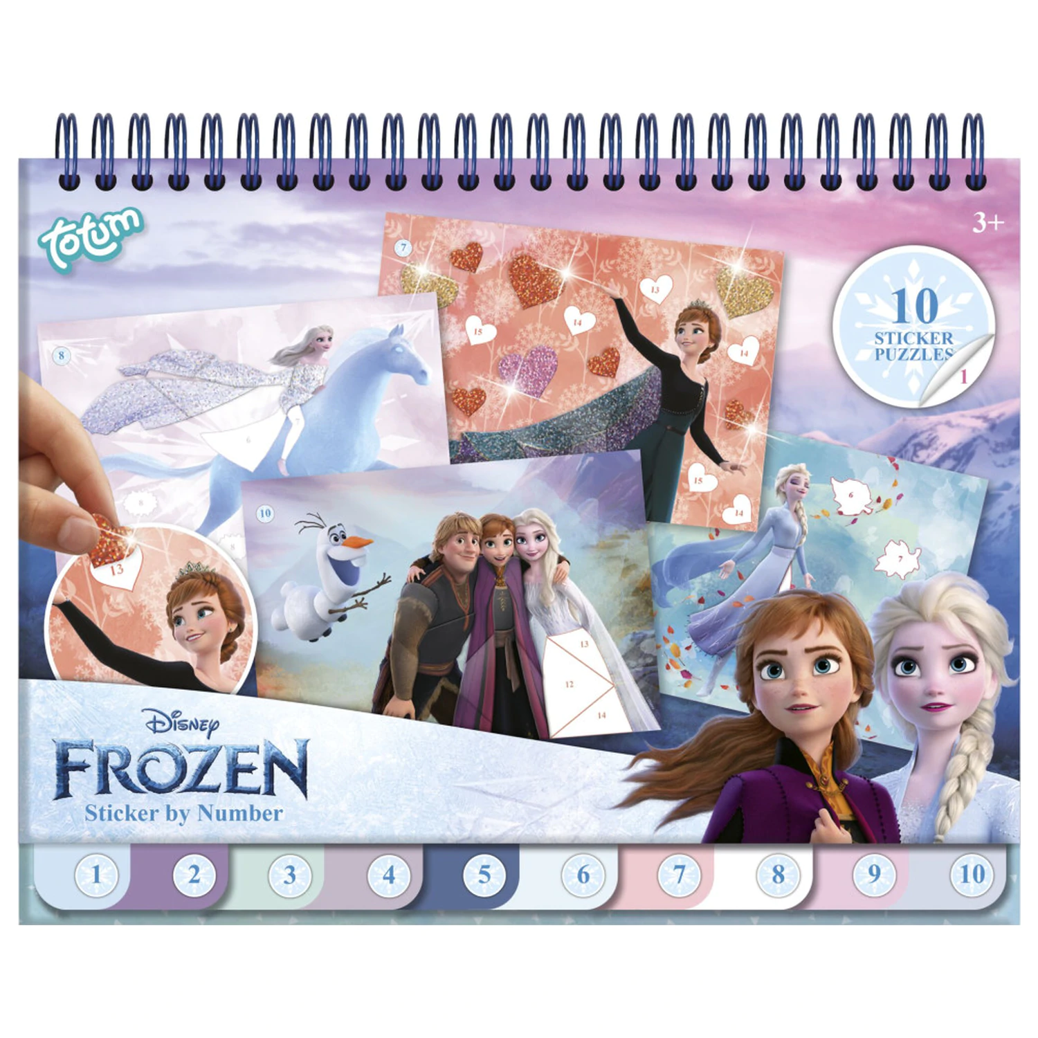 Disney Frozen Destiny Puzzle Nálepka a omaľovánkový set produktová fotografia