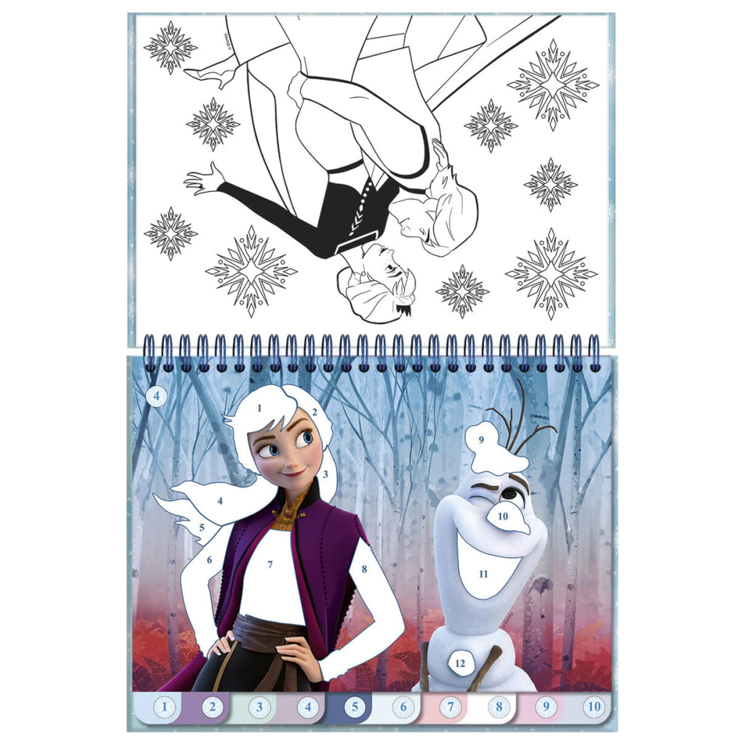 Disney Frozen Destiny Puzzle Nálepka a omaľovánkový set produktová fotografia