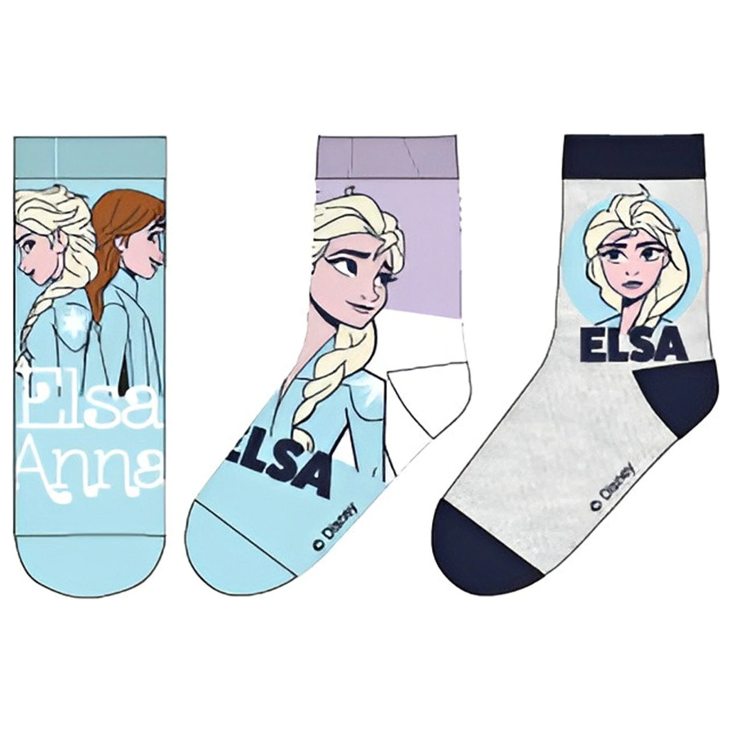 Disney Frozen Elsa detské ponožky 31/34 produktová fotografia