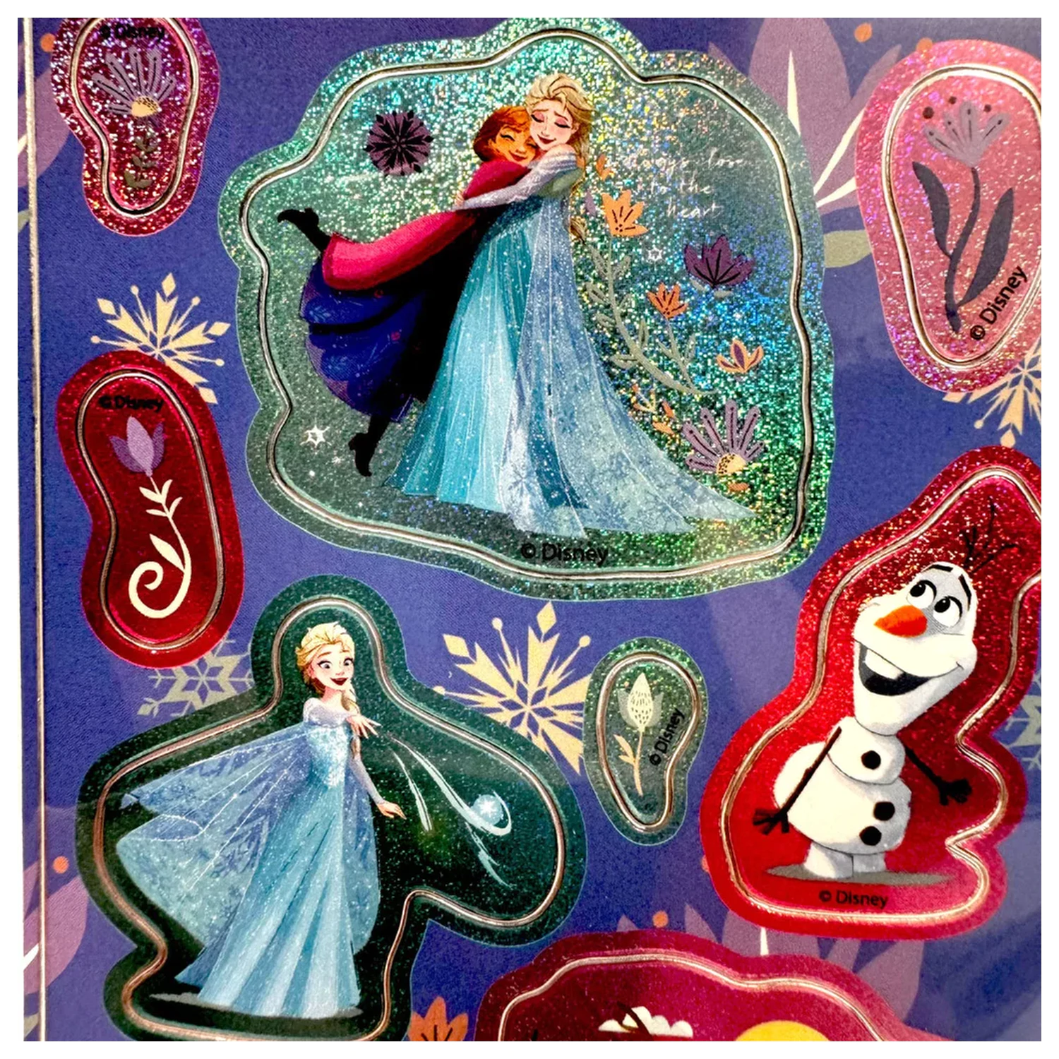 Disney Frozen Friends Hug Holografická súprava nálepiek produktová fotografia
