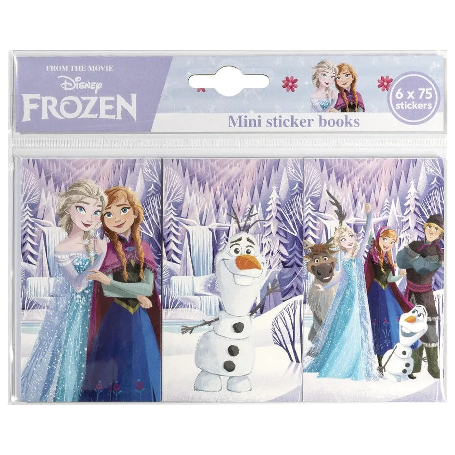 Disney Frozen Friends mini sada nálepiek, 6 kusov produktová fotografia