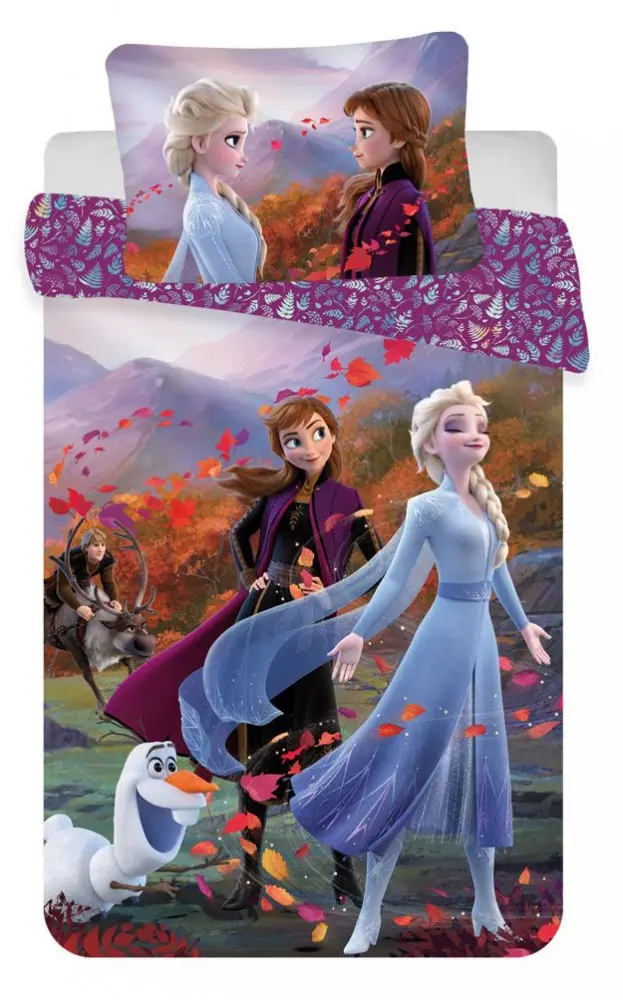 Disney Frozen Detská obliečka na paplón 100x135 cm, obliečka na vankúš 40x60 cm produktová fotografia