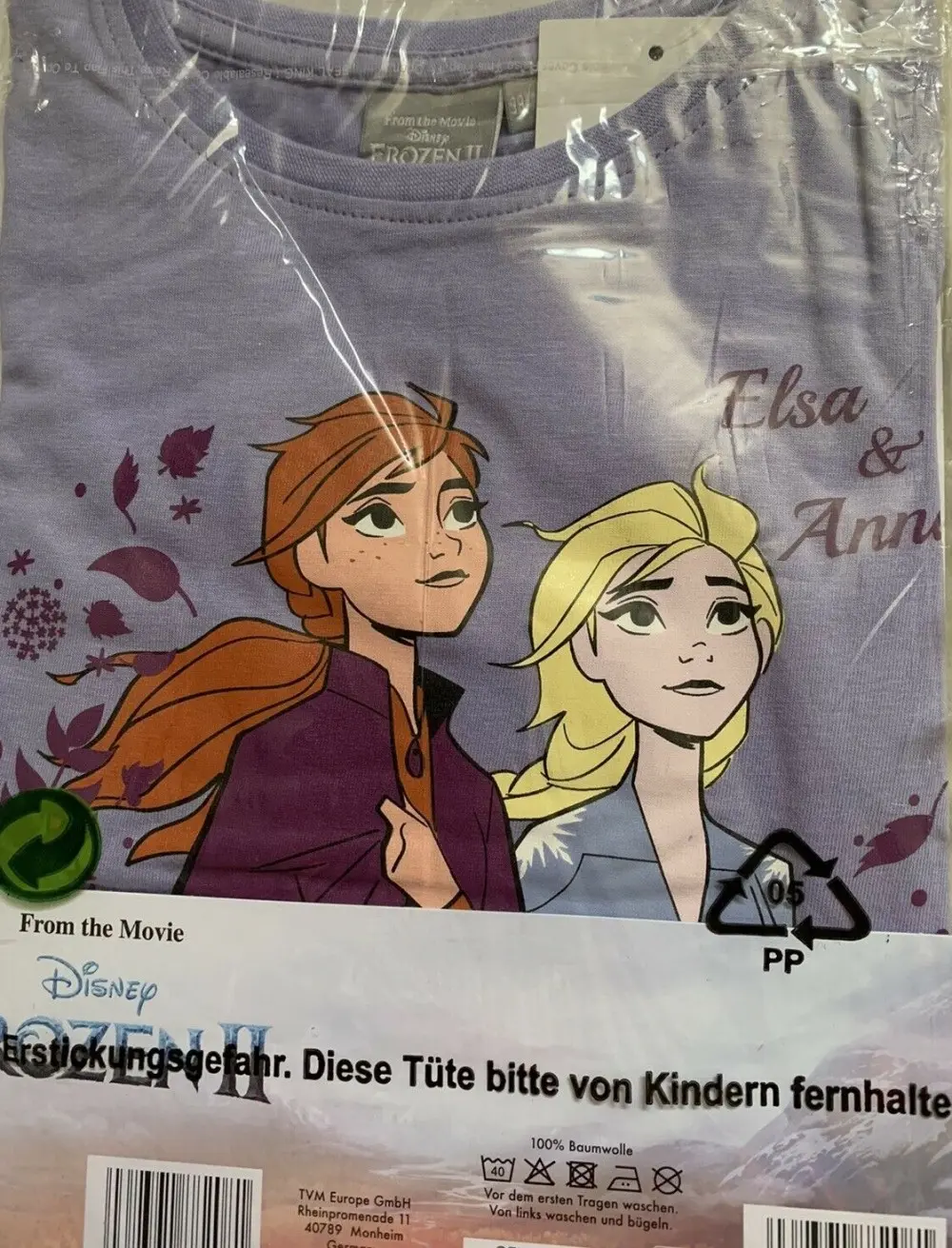 Disney Frozen detský top s dlhým rukávom produktová fotografia