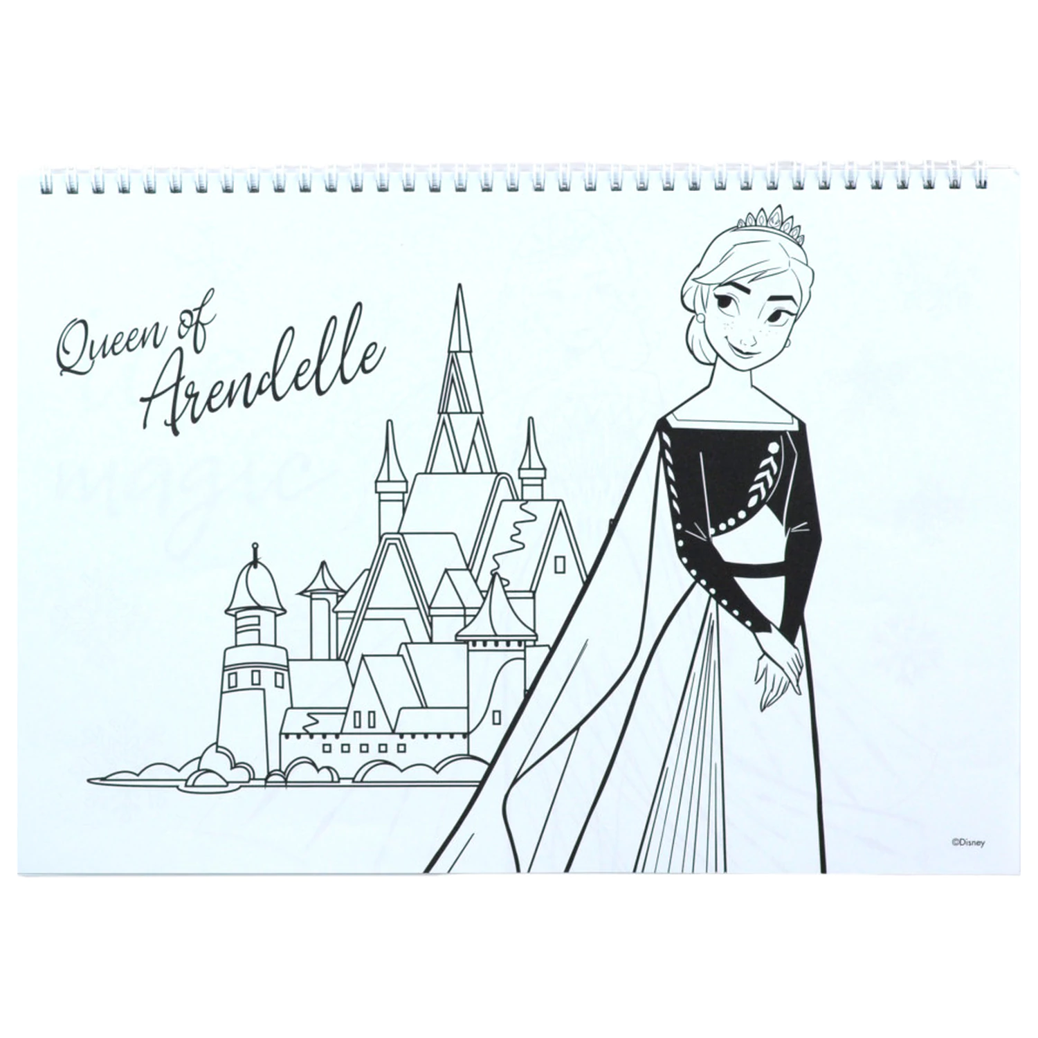 Disney Frozen Srdce A/4 špirálový skicár 40 listov s nálepkami produktová fotografia