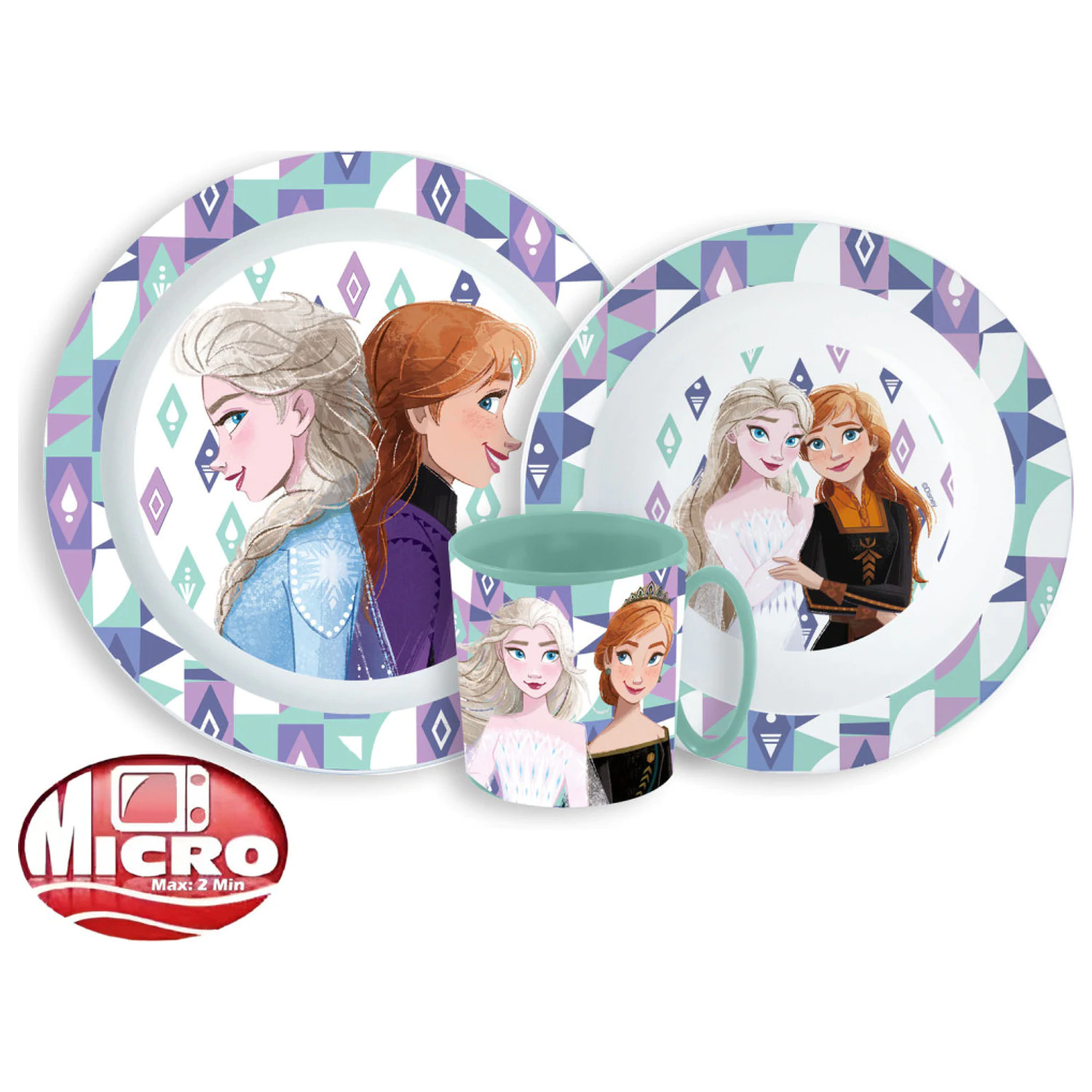 Disney Frozen Ice Magic Súprava riadu, Mikro plastová súprava s hrnčekom produktová fotografia