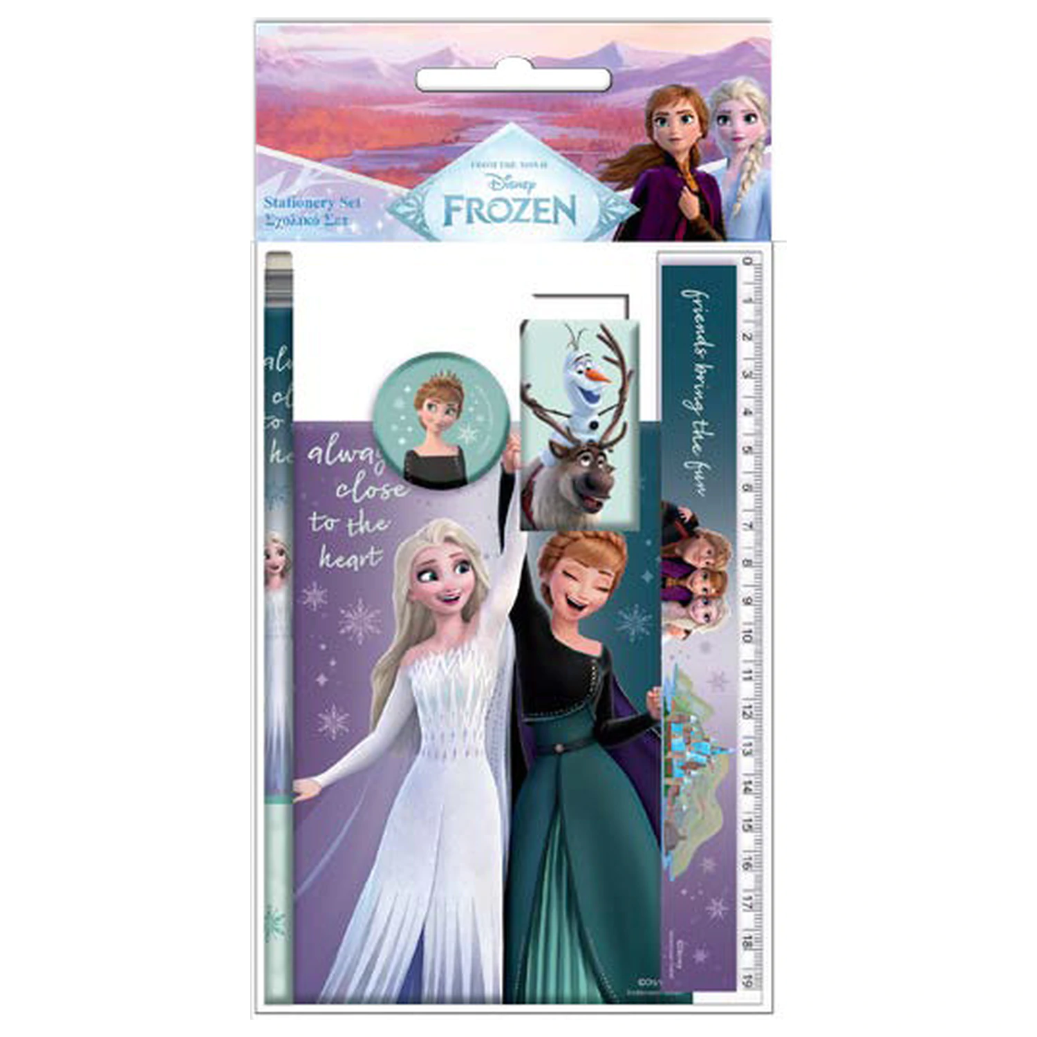 Disney Frozen Idyllic Súprava písacích potrieb, 5 kusov produktová fotografia
