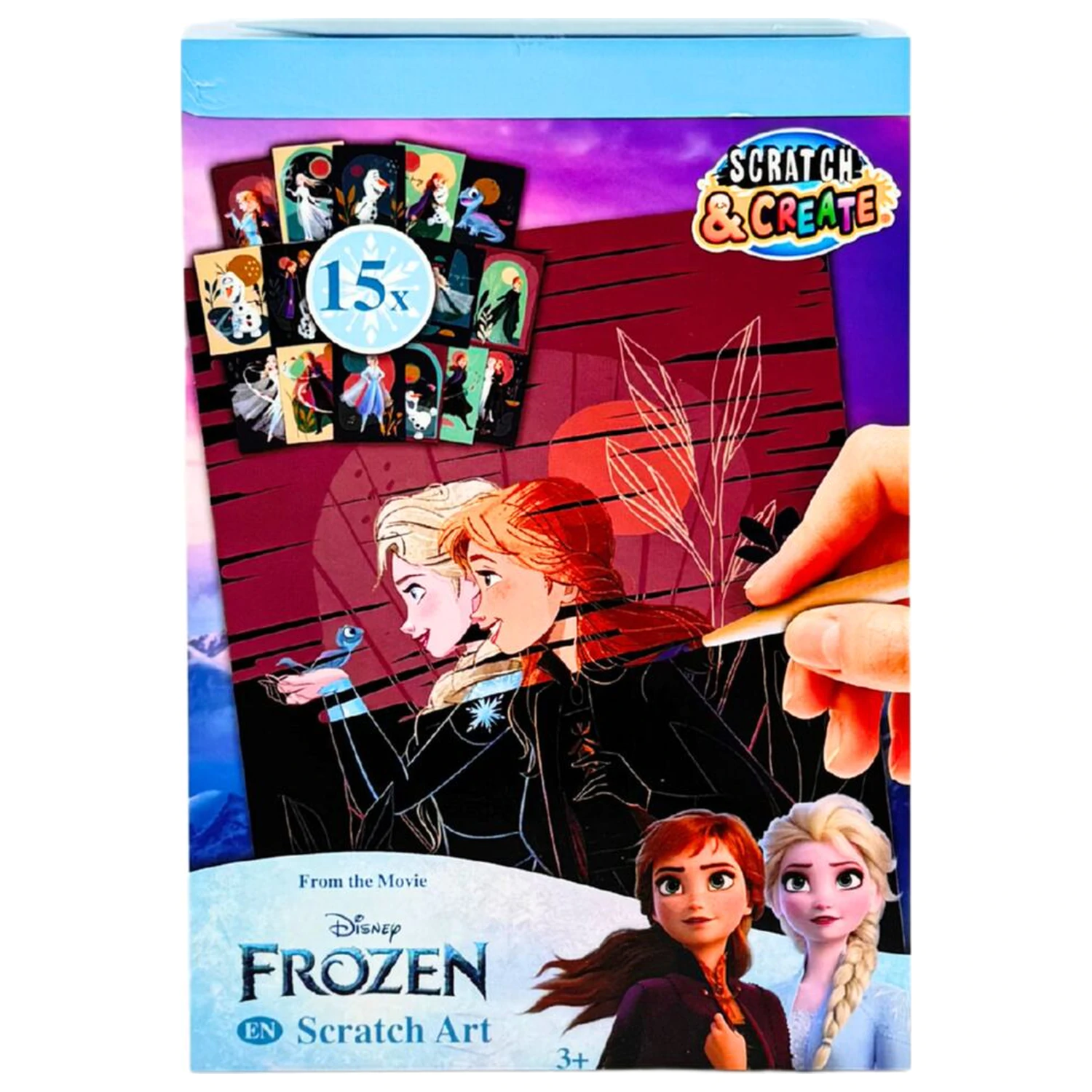 Disney Frozen sada na škrabanie produktová fotografia