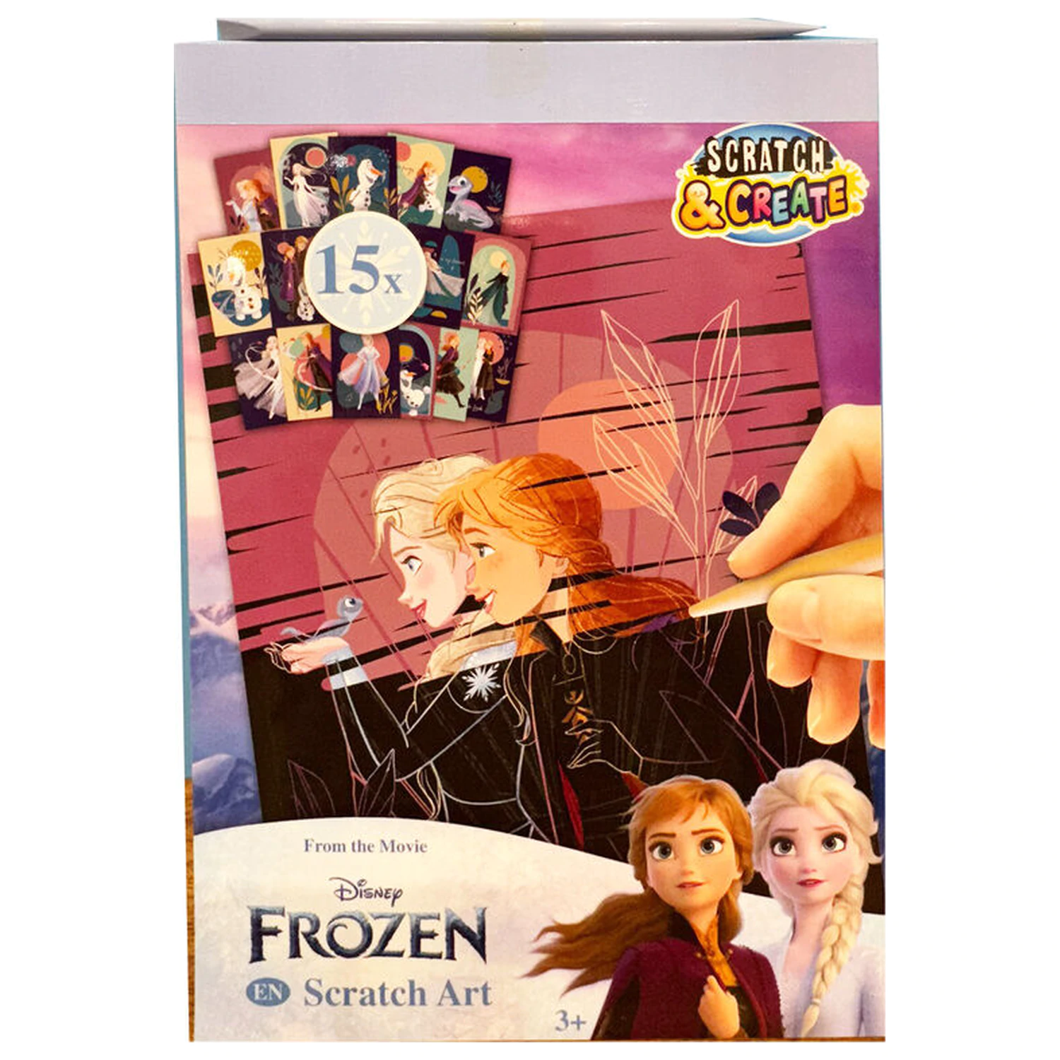 Disney Frozen sada na škrabanie produktová fotografia