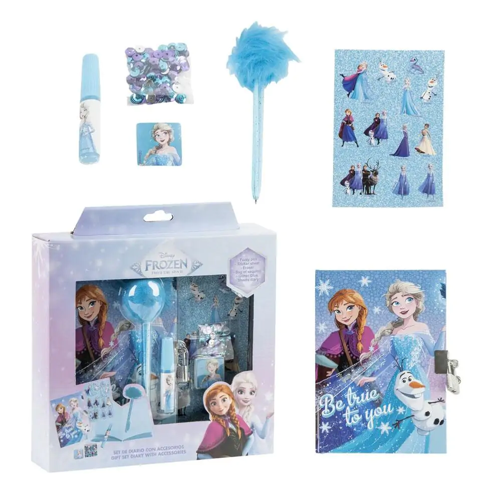 Disney Frozen diár set produktová fotografia