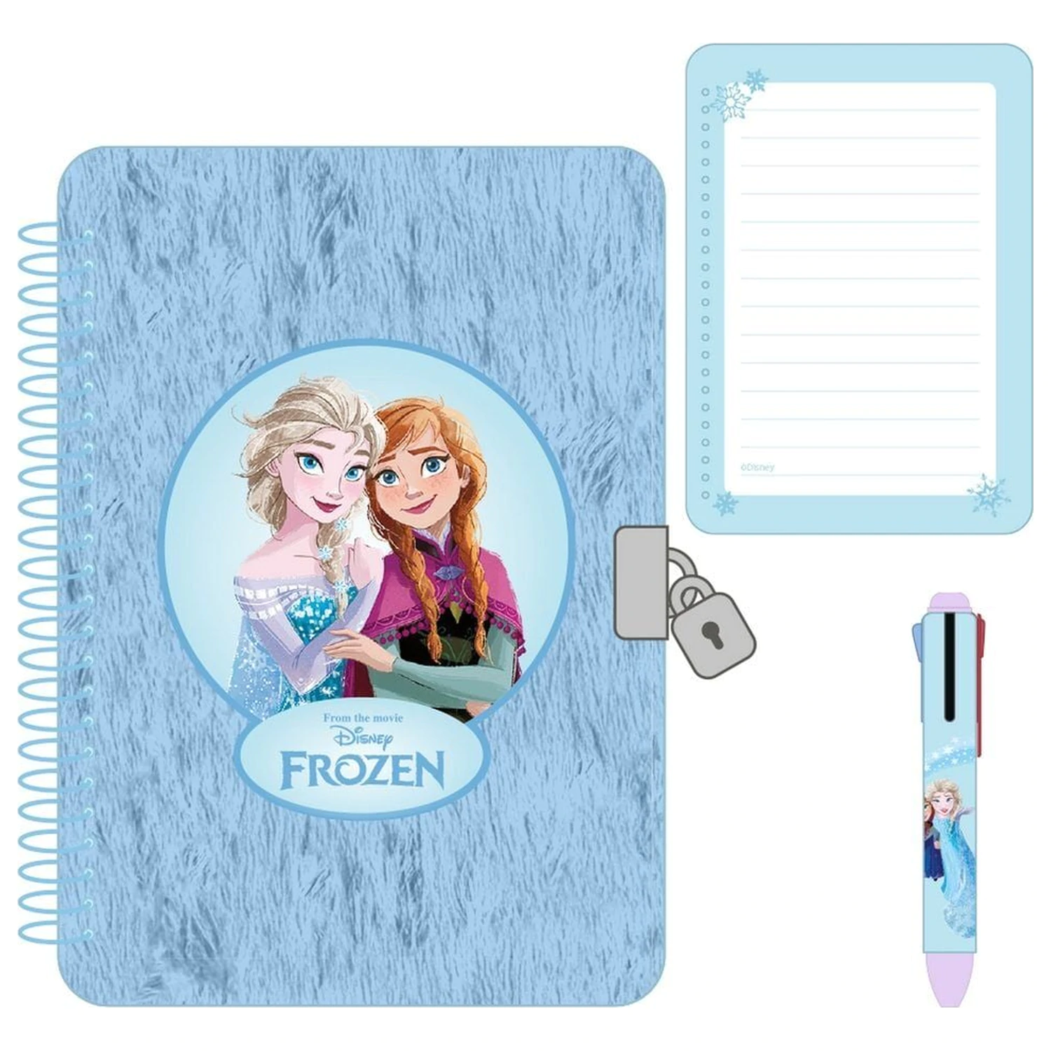 Disney Frozen Diár + 4-farebné pero produktová fotografia