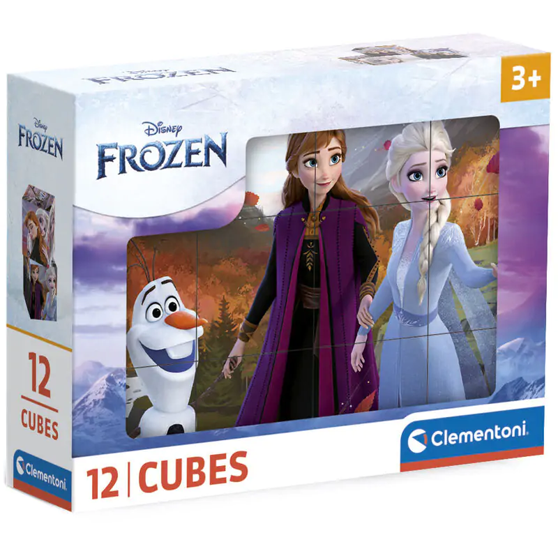 Disney Frozen kockové puzzle 12ks produktová fotografia