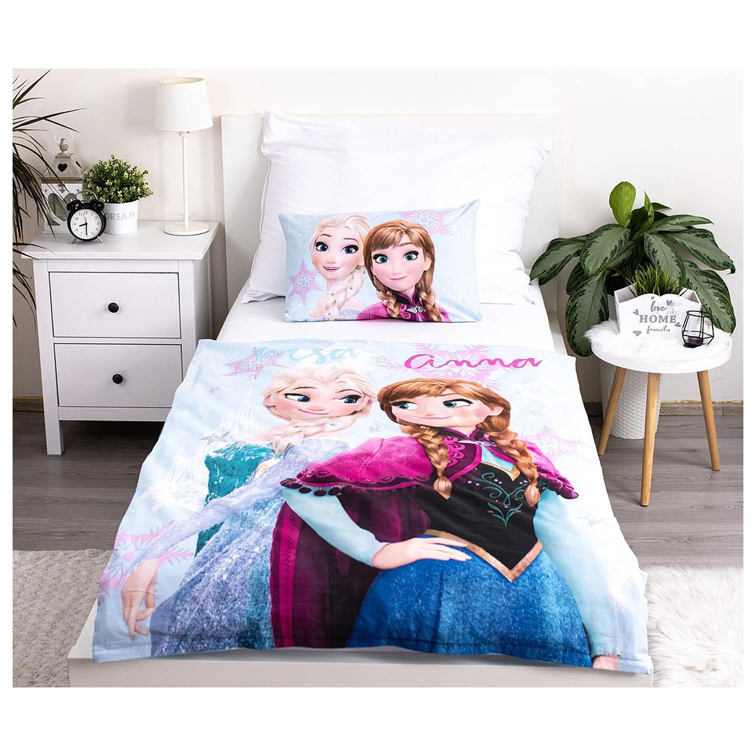 Disney Frozen Svetlomodrý obliečka na perinu pre batoľatá/predškolákov produktová fotografia