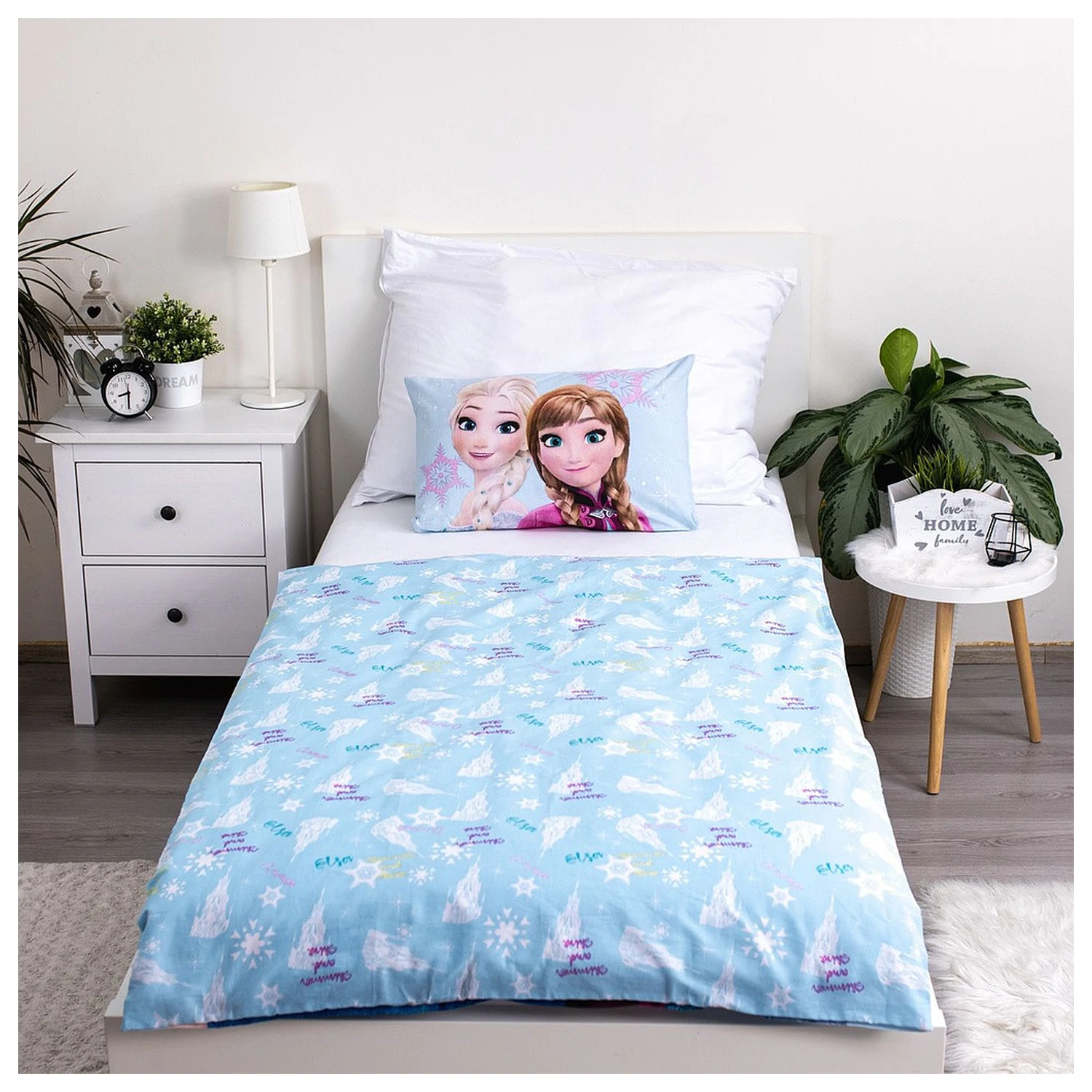 Disney Frozen Svetlomodrý obliečka na perinu pre batoľatá/predškolákov produktová fotografia