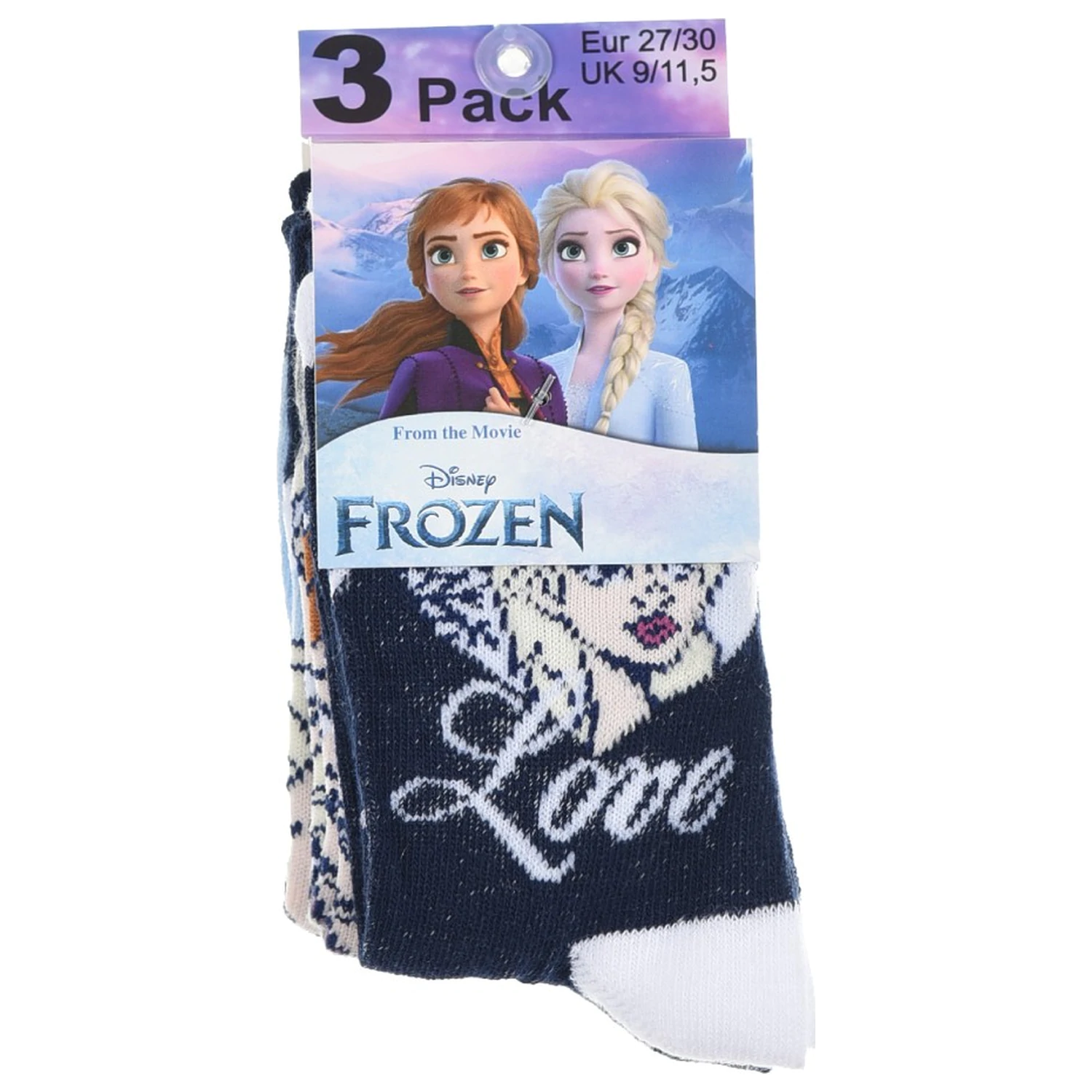 Disney Frozen Love detské ponožky 31/34 produktová fotografia